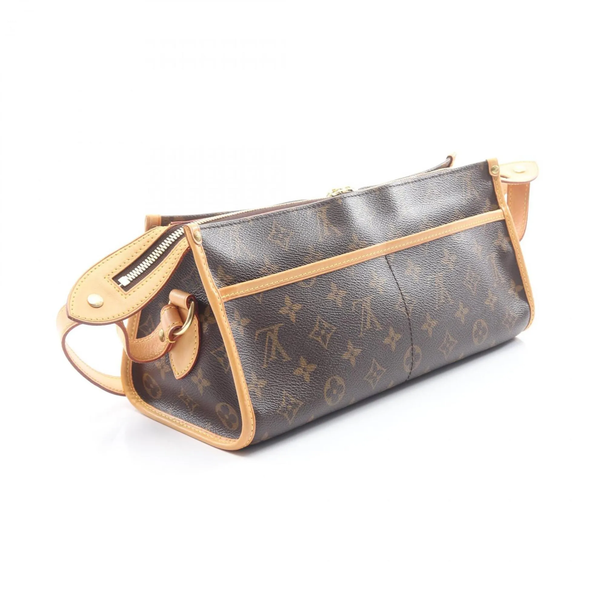 Coated Canvas Leather Handbag Shoulder Bag (Pre-Owned) - Louis Vuitton - Modalova