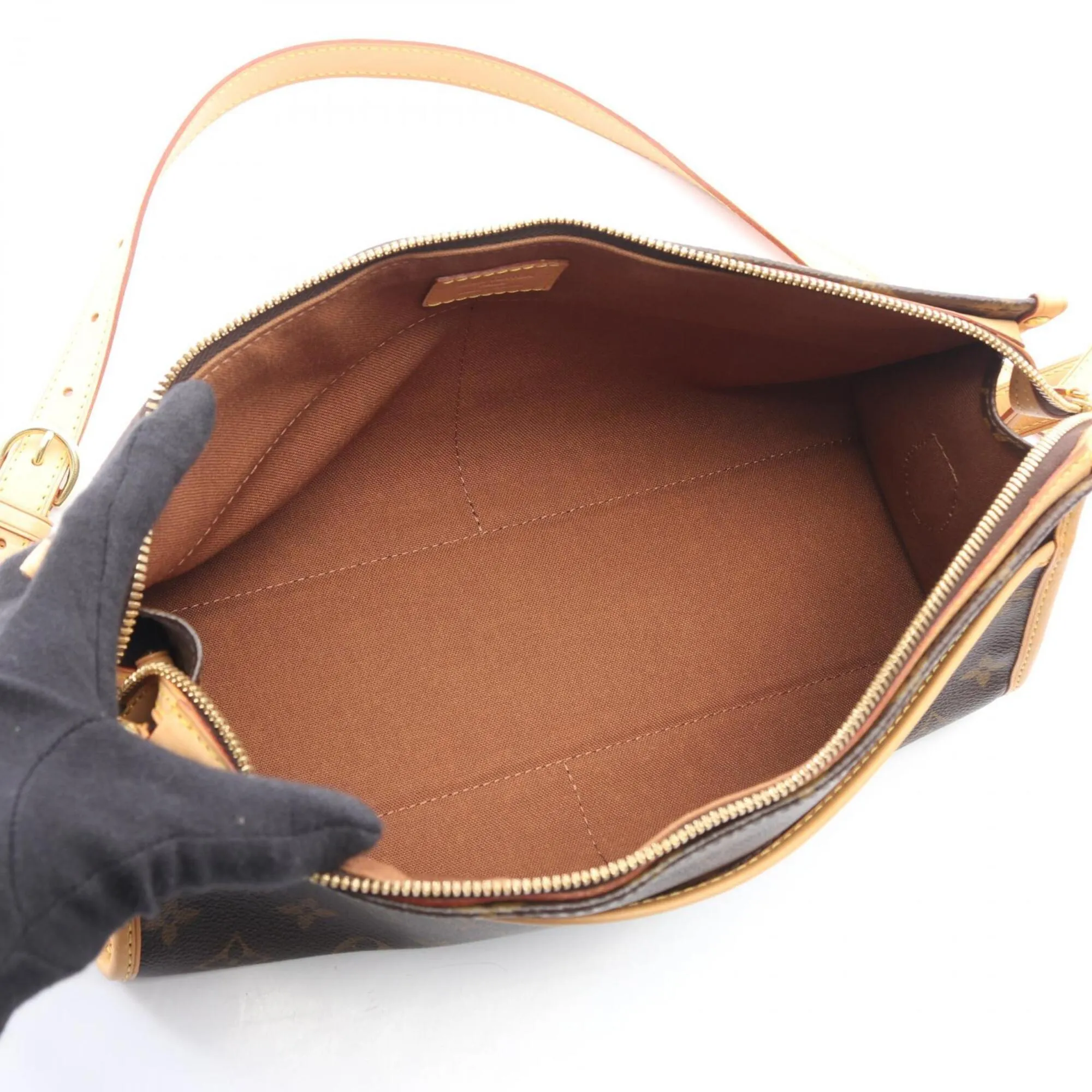 Coated Canvas Leather Handbag Shoulder Bag (Pre-Owned) - Louis Vuitton - Modalova