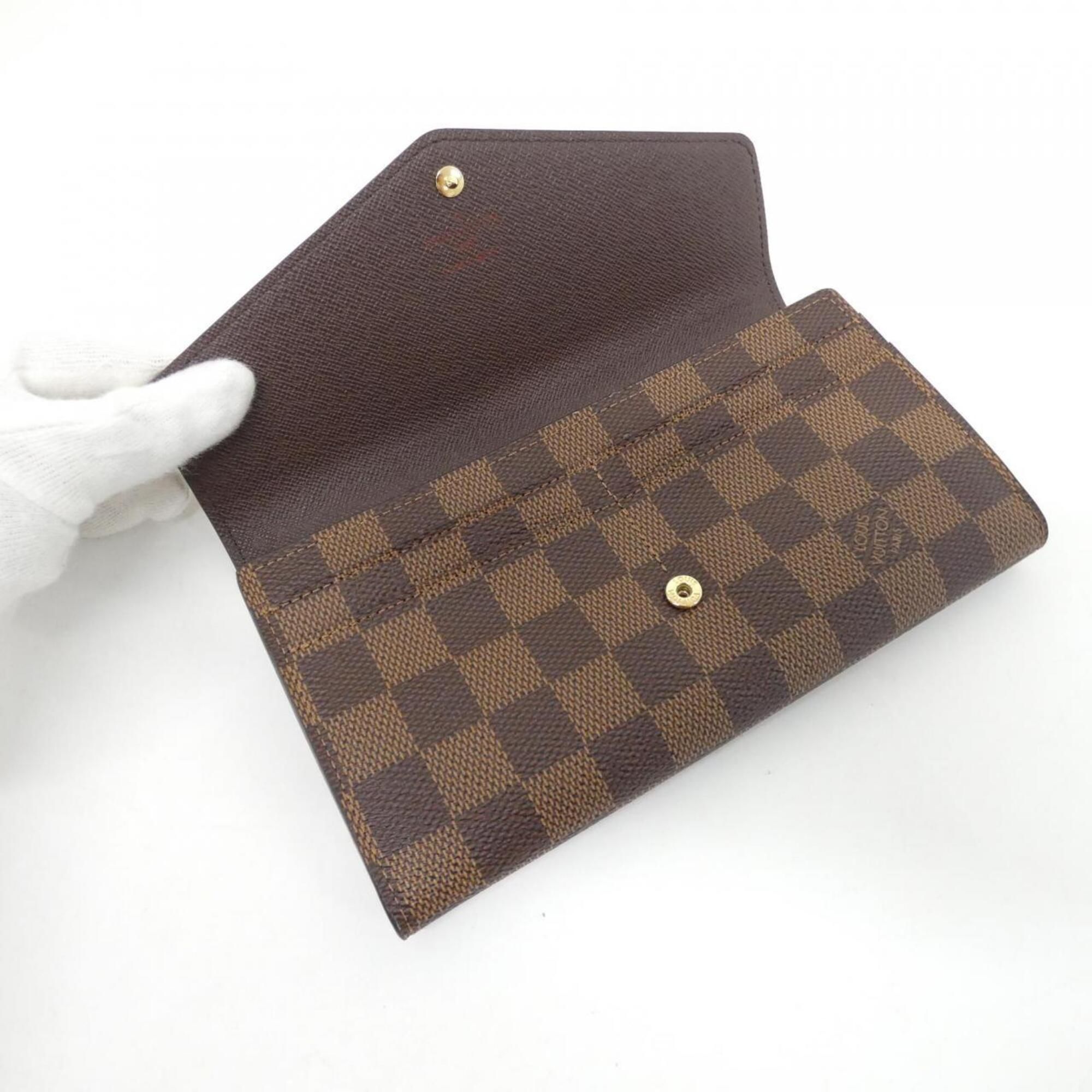 Coated Canvas Long Wallet (Bi-Fold) (Pre-Owned) - Louis Vuitton - Modalova