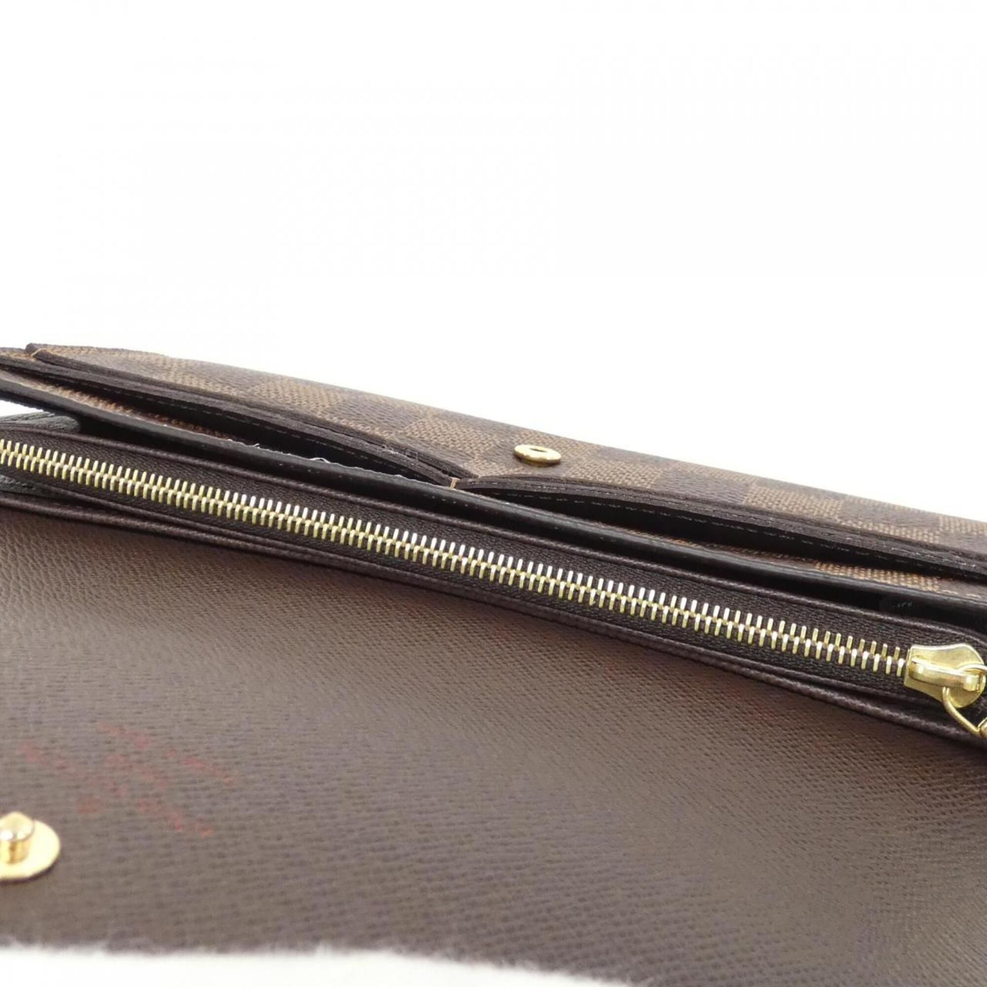 Coated Canvas Long Wallet (Bi-Fold) (Pre-Owned) - Louis Vuitton - Modalova