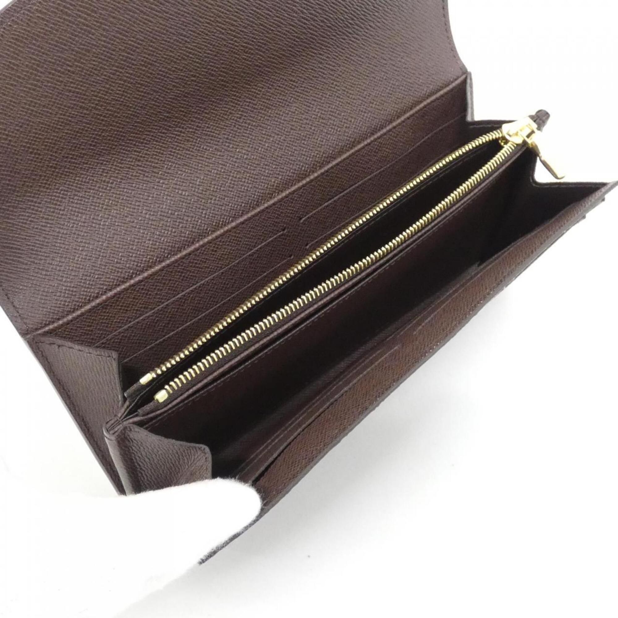 Coated Canvas Long Wallet (Bi-Fold) (Pre-Owned) - Louis Vuitton - Modalova