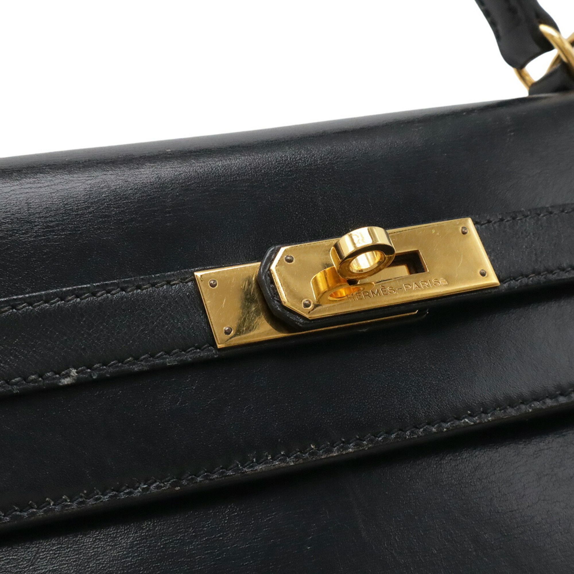 Box Calf Leather Handbag (Pre-Owned) - Hermes - Modalova