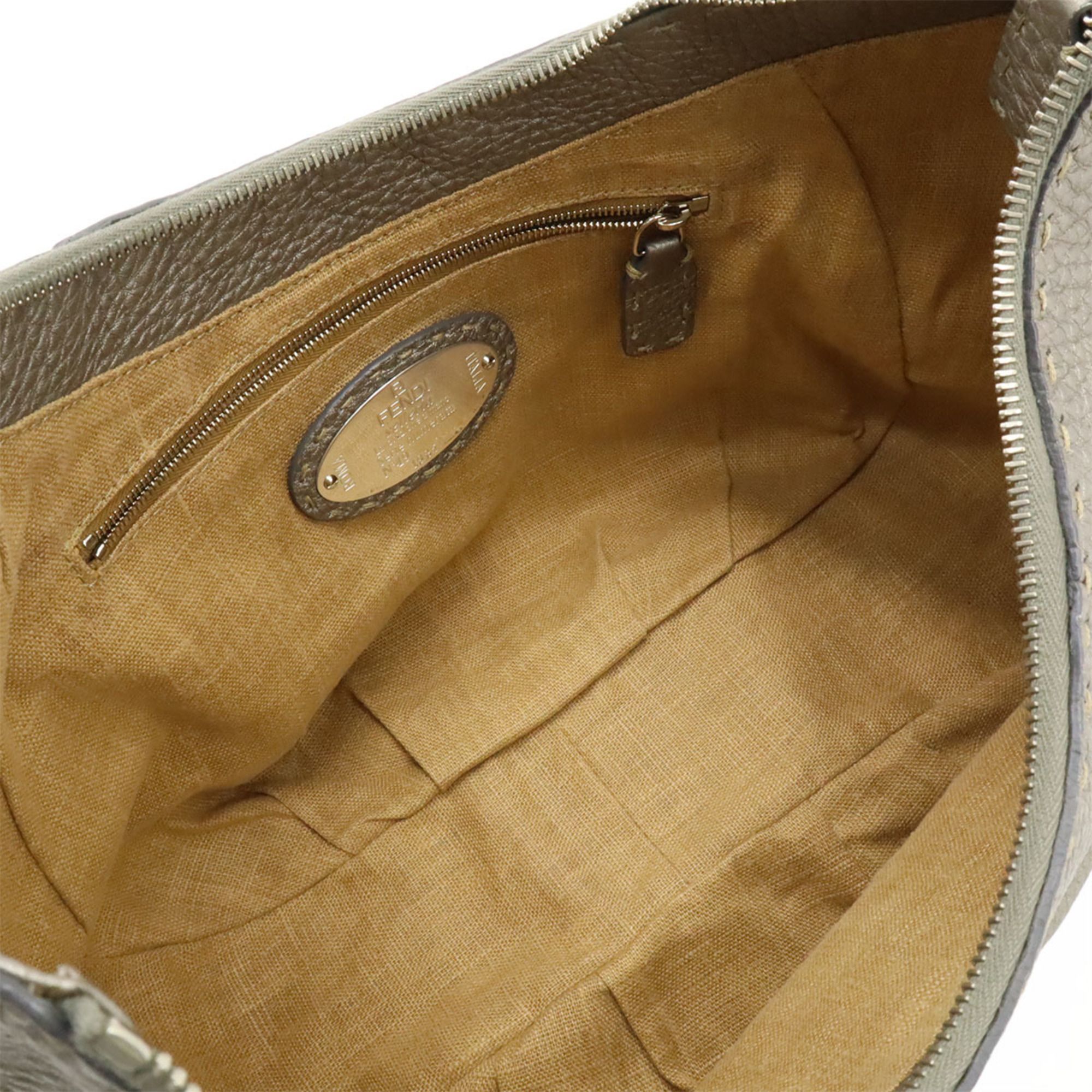 Selleria Leather Shoulder Bag (Pre-Owned) - Fendi - Modalova