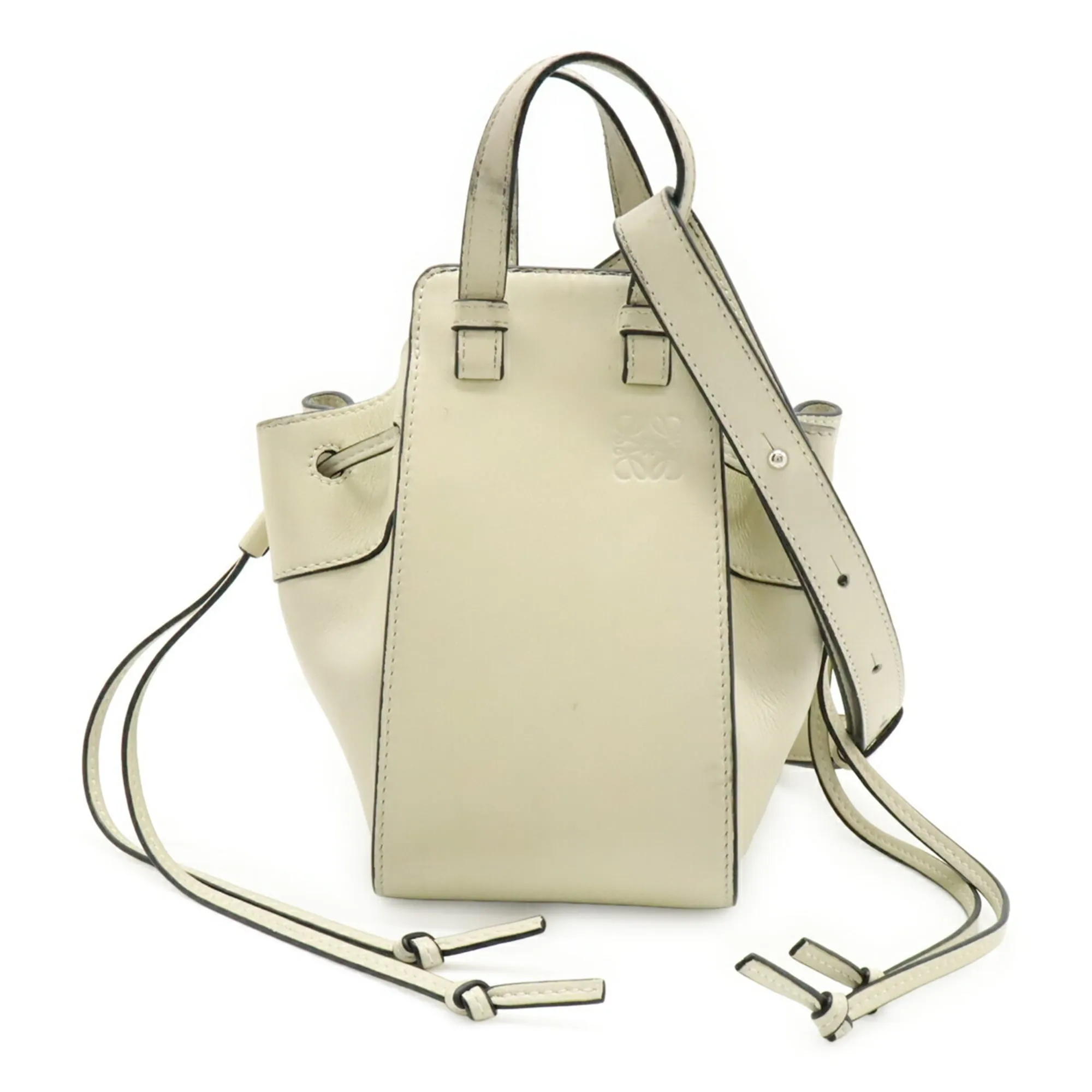 Hammock Leather Handbag Shoulder Bag (Pre-Owned) - Loewe - Modalova
