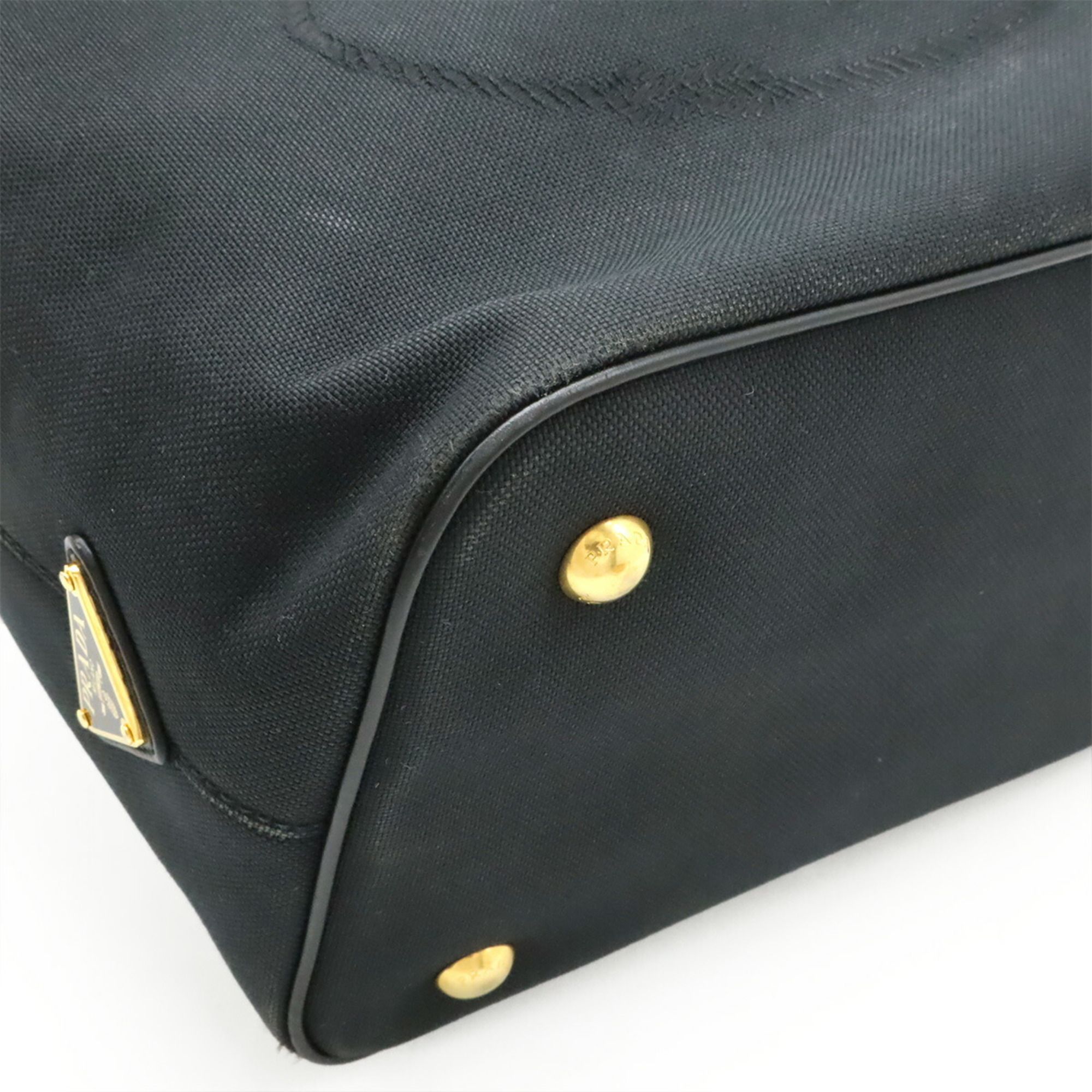 Canvas Leather Handbag Shoulder Bag (Pre-Owned) - Prada - Modalova