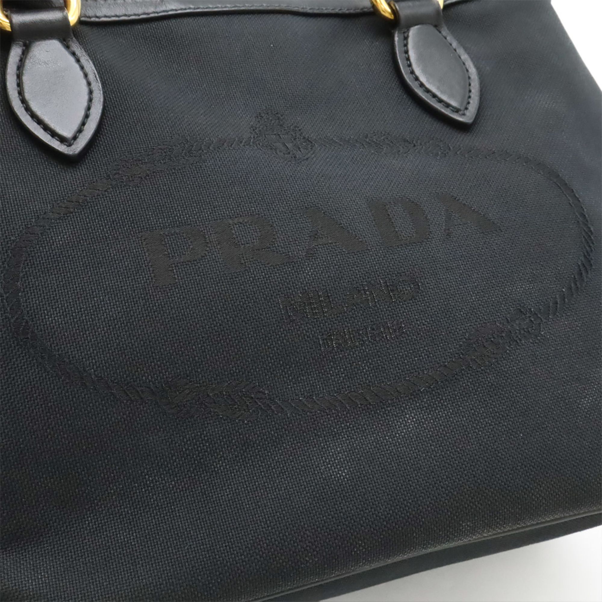 Canvas Leather Handbag Shoulder Bag (Pre-Owned) - Prada - Modalova