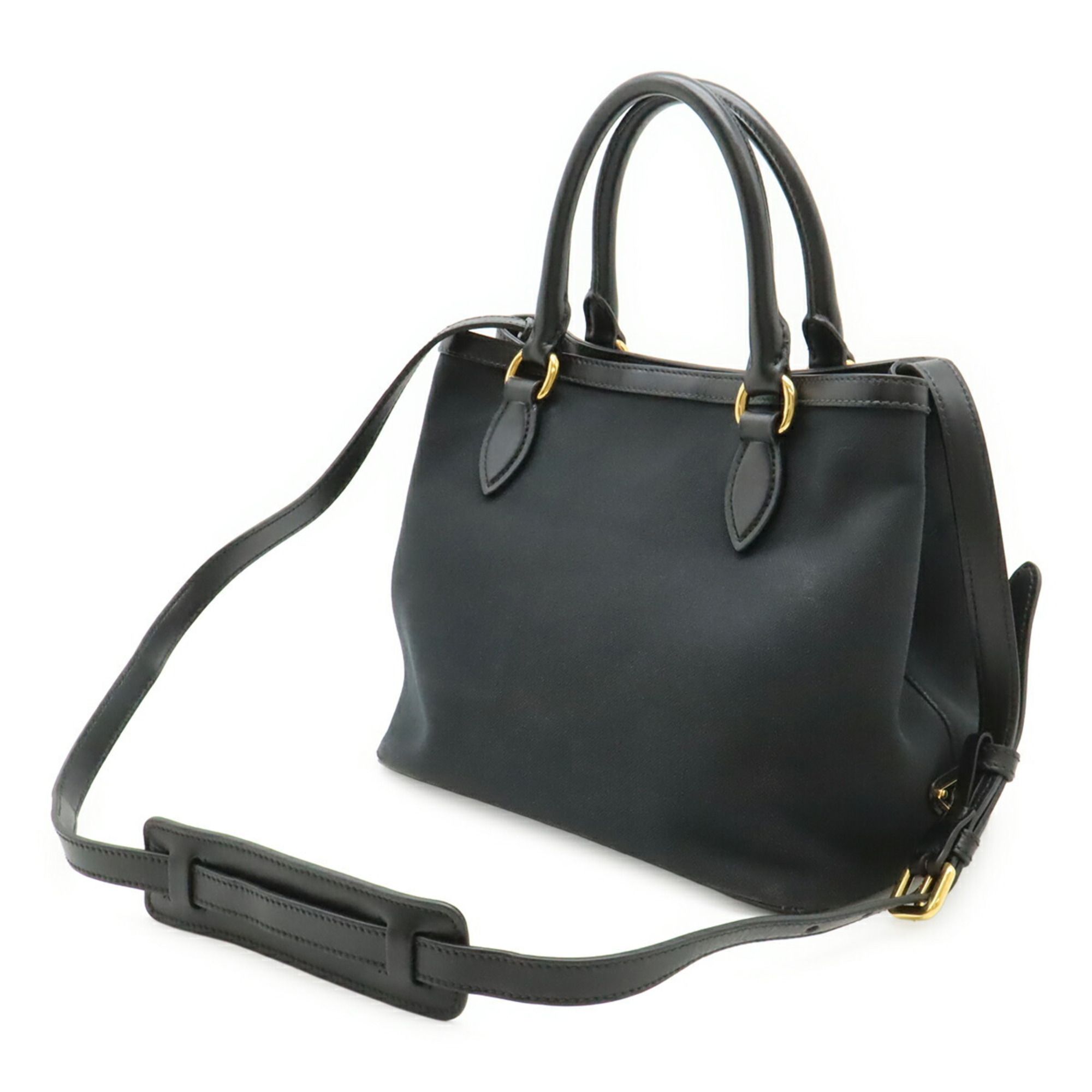 Canvas Leather Handbag Shoulder Bag (Pre-Owned) - Prada - Modalova