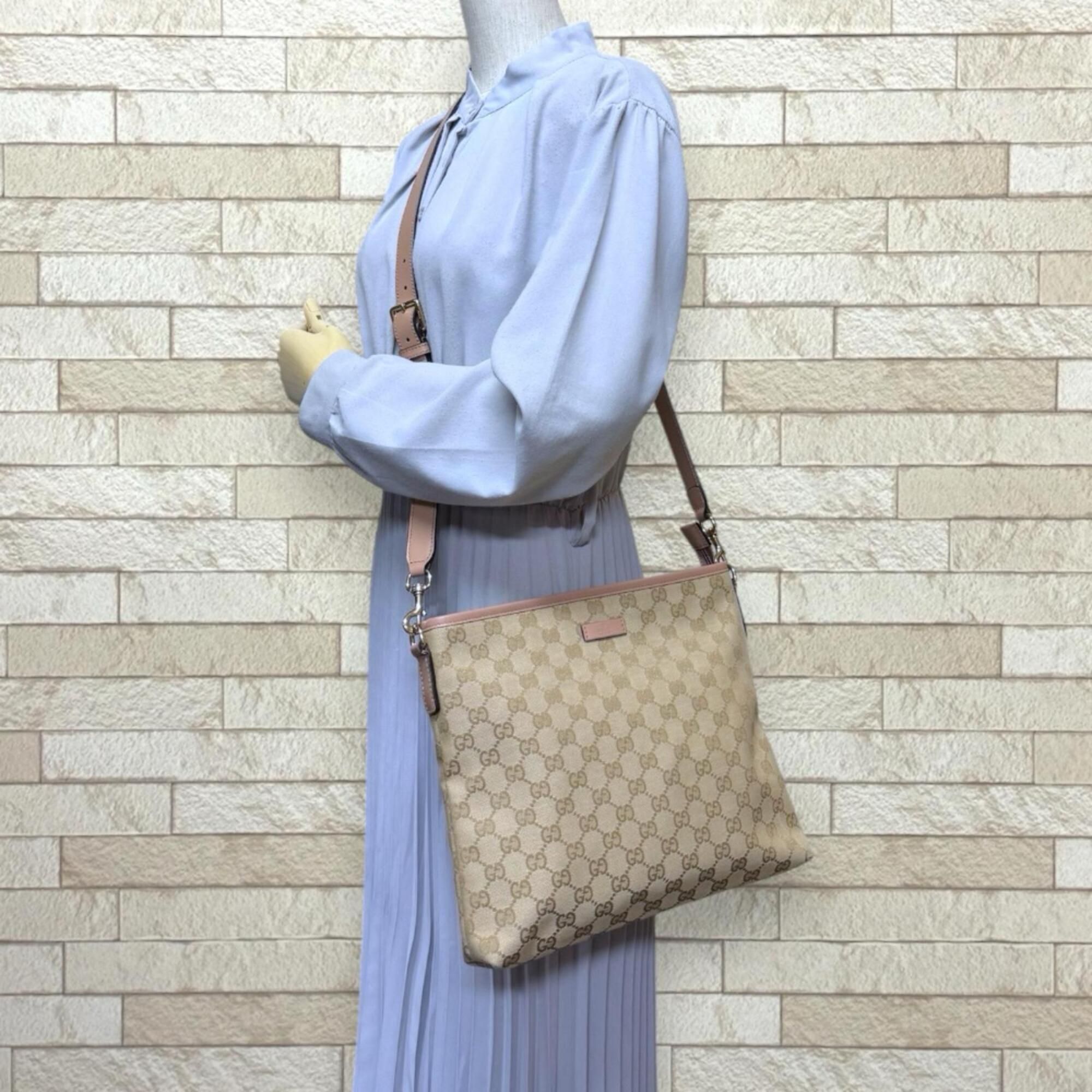 Gg Canvas Gg Canvas Shoulder Bag (Pre-Owned) - Gucci - Modalova