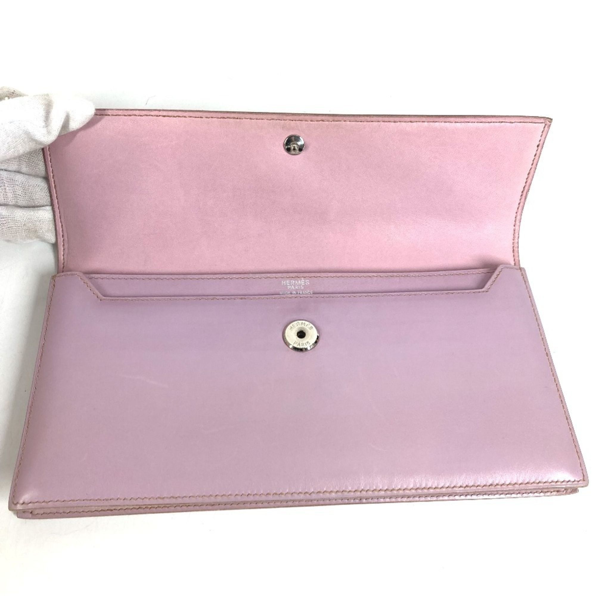 Leather Clutch Bag Handbag Pouch (Pre-Owned) - Hermes - Modalova