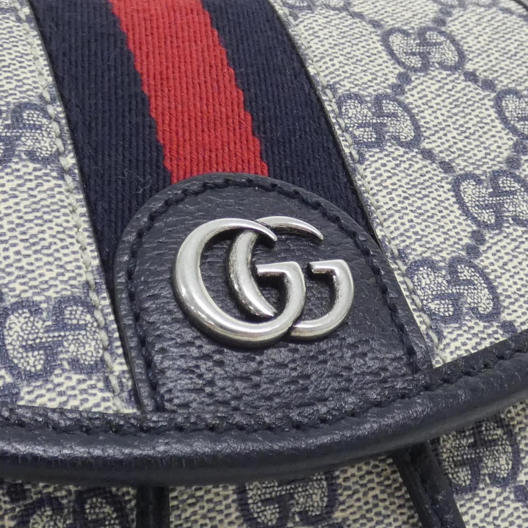 Gg Supreme Leather Backpack (Pre-Owned) - Gucci - Modalova