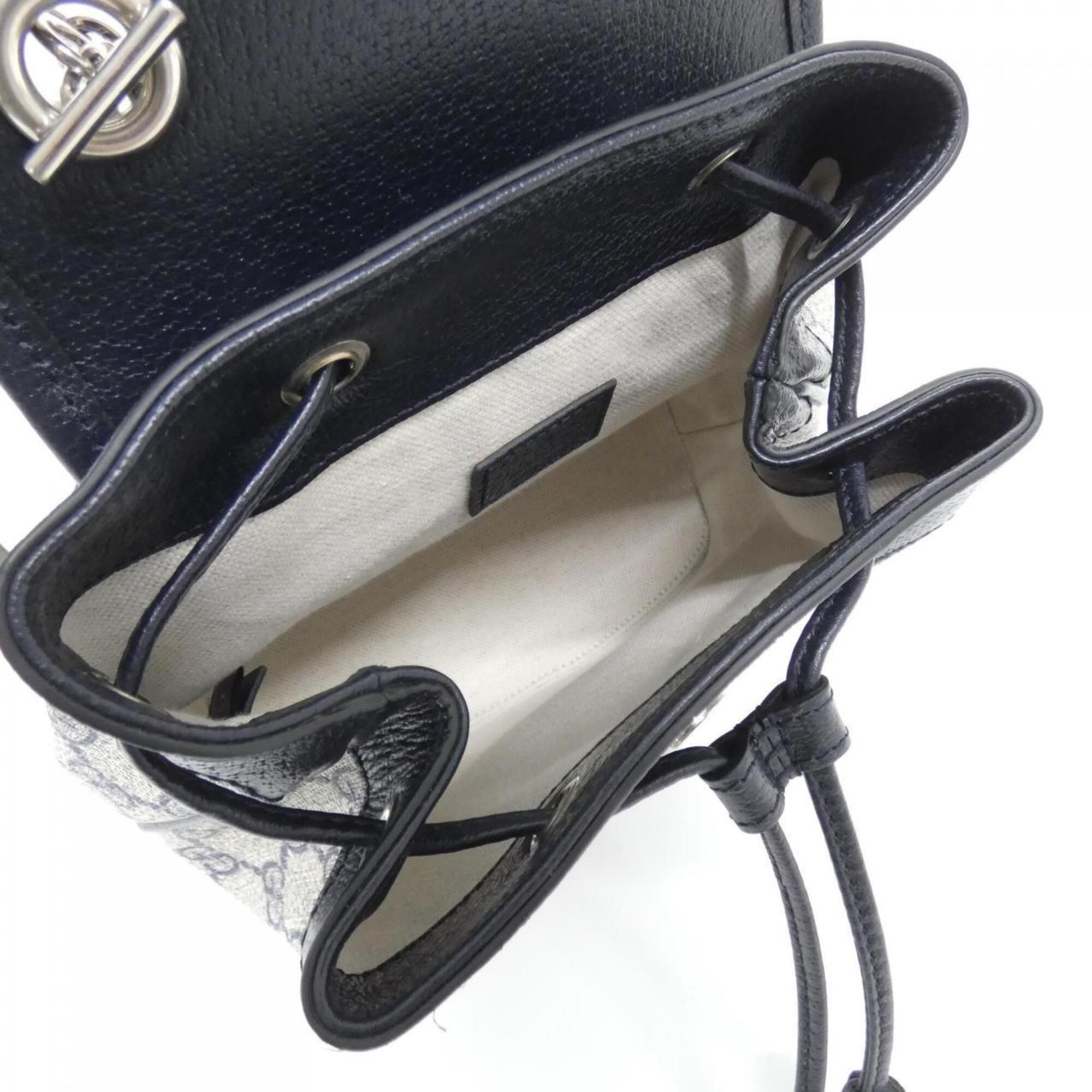 Gg Supreme Leather Backpack (Pre-Owned) - Gucci - Modalova