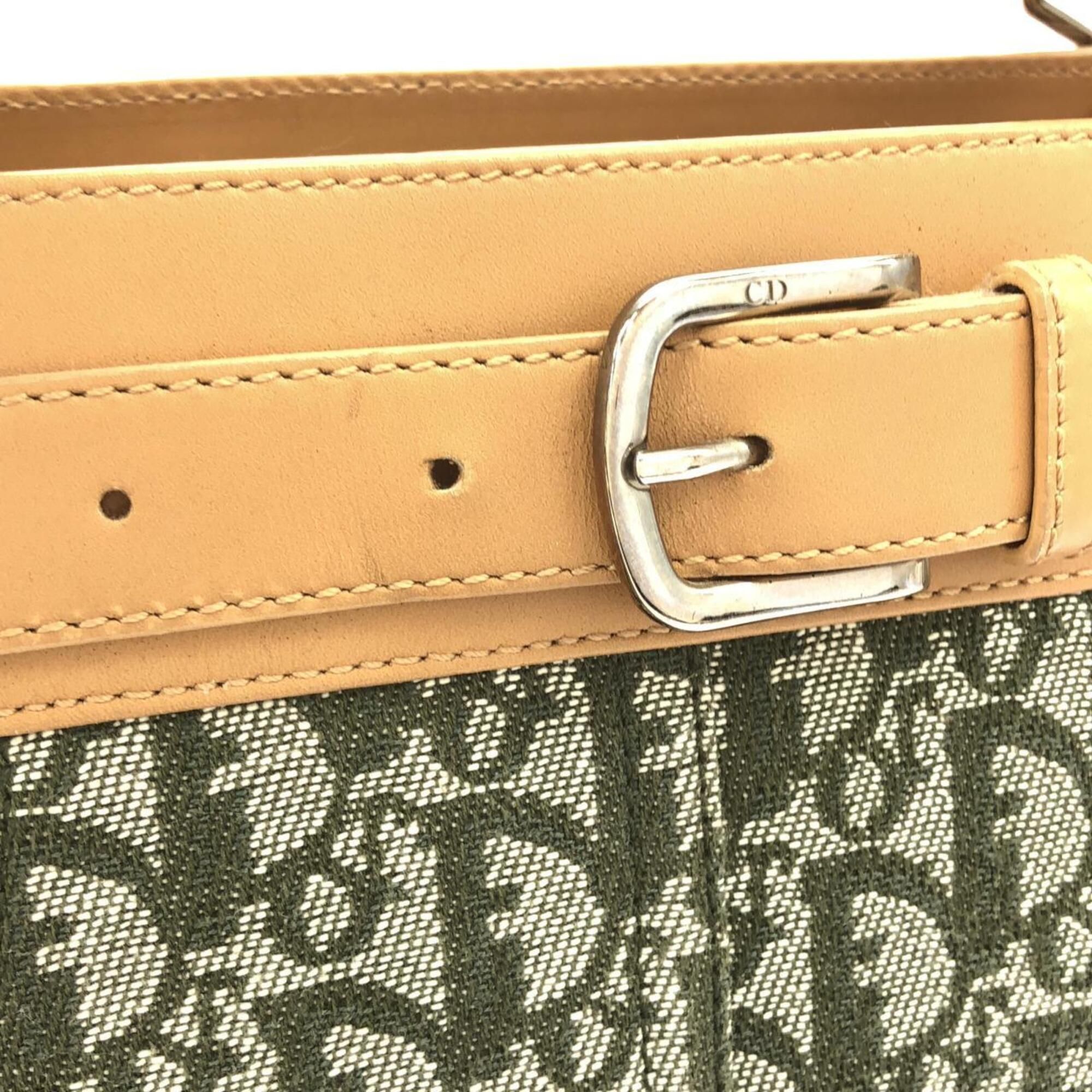 Canvas Leather Handbag (Pre-Owned) - Christian Dior - Modalova