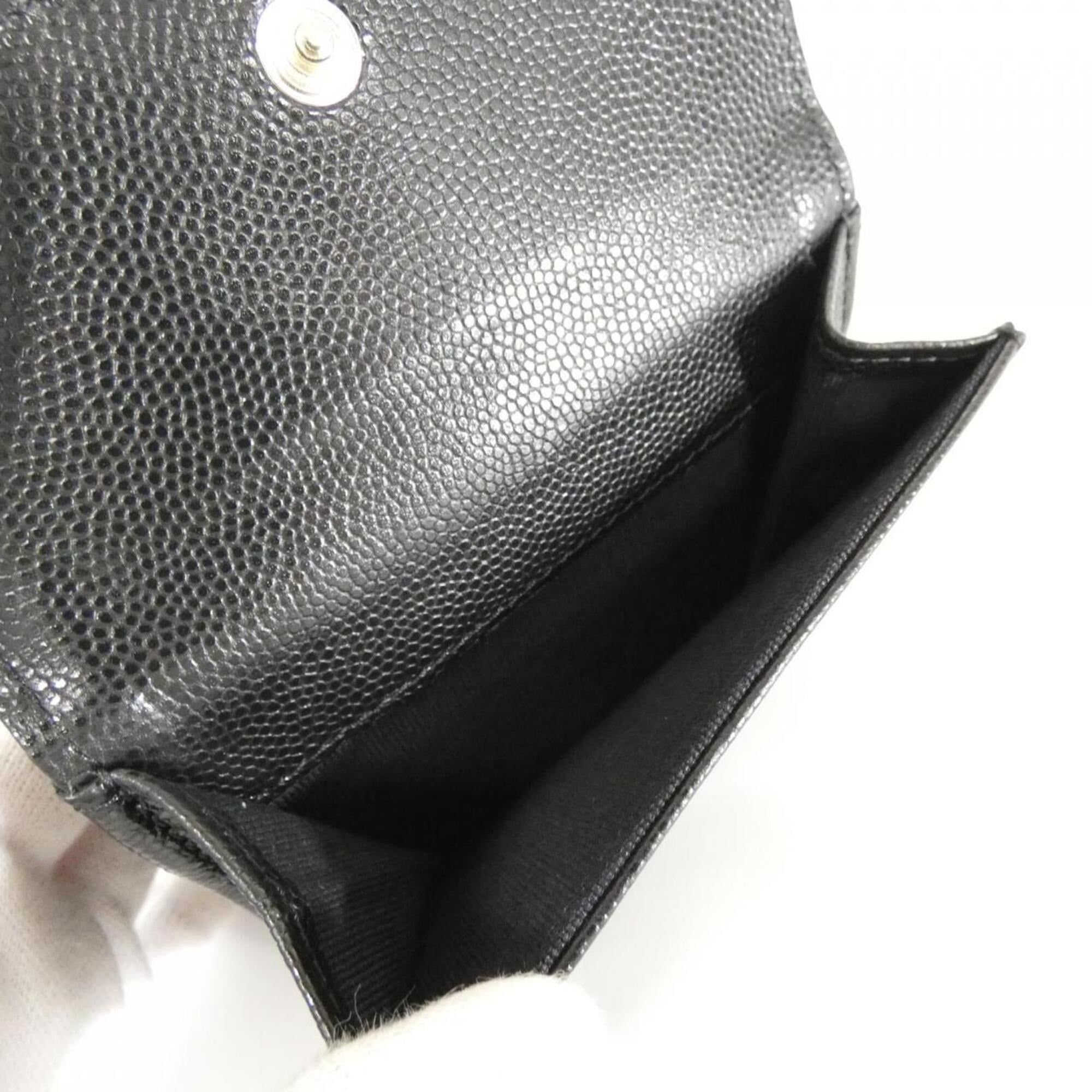 Grained Calfskin Wallet (Tri-Fold) (Pre-Owned) - Chanel - Modalova