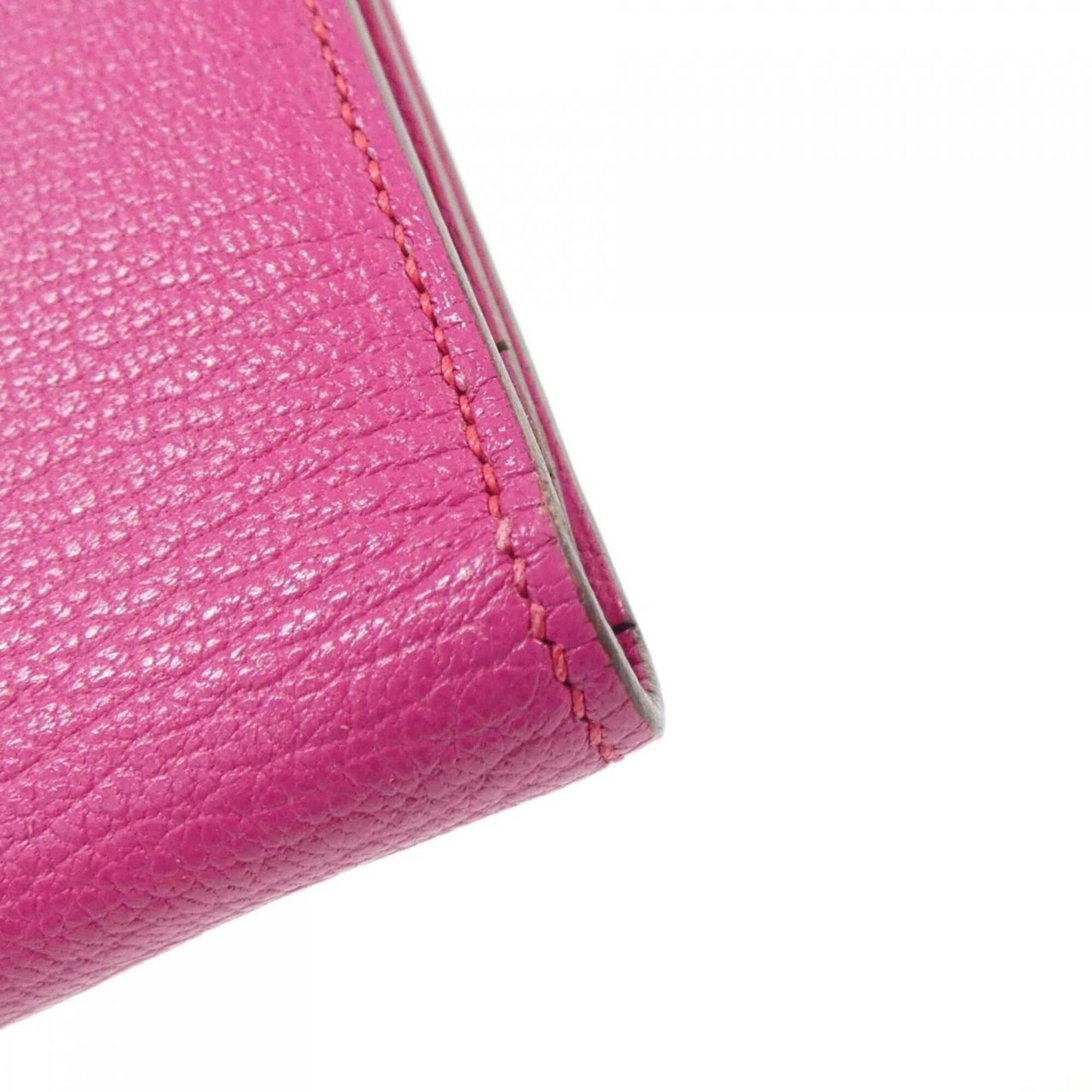 Chevre Leather Long Wallet (Bi-Fold) (Pre-Owned) - Hermes - Modalova
