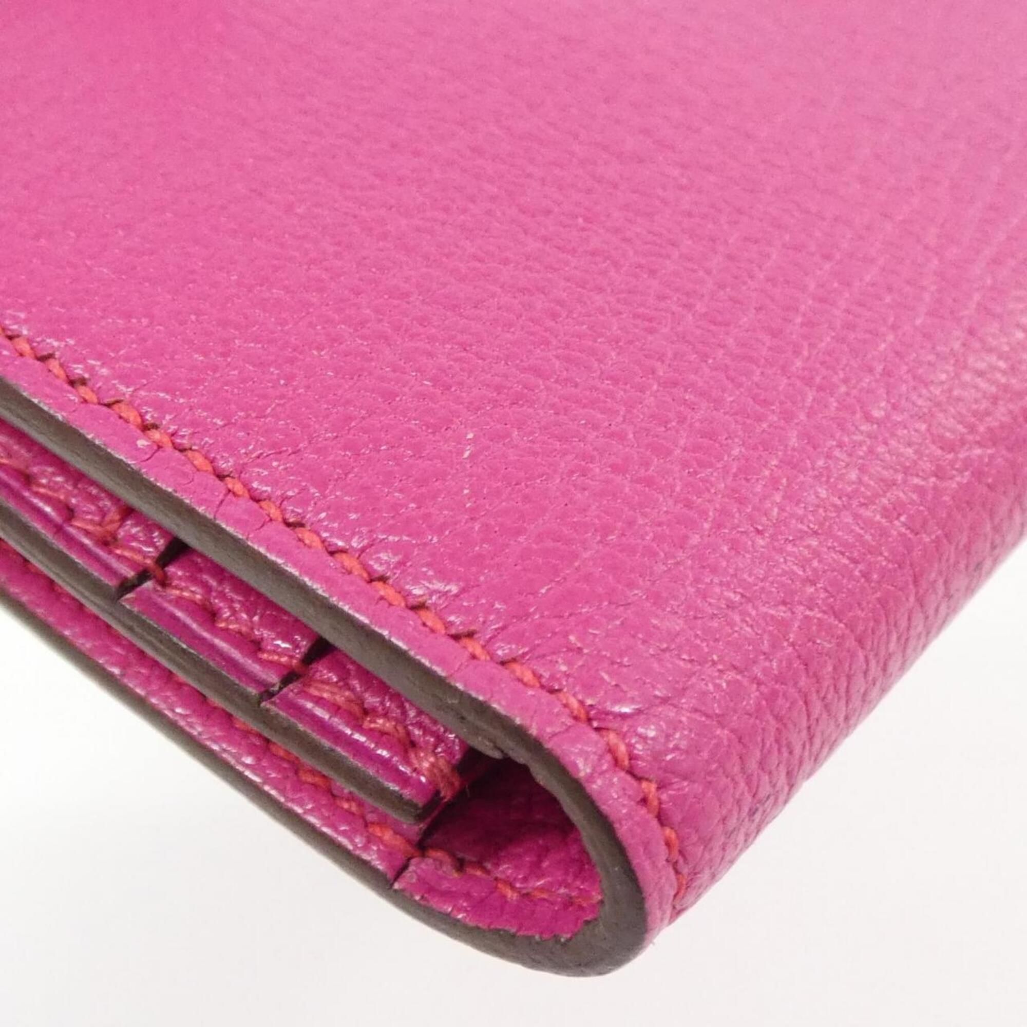 Chevre Leather Long Wallet (Bi-Fold) (Pre-Owned) - Hermes - Modalova