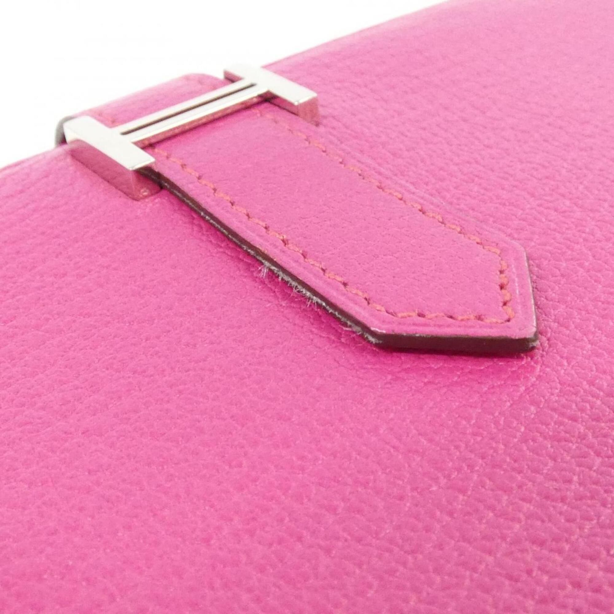 Chevre Leather Long Wallet (Bi-Fold) (Pre-Owned) - Hermes - Modalova