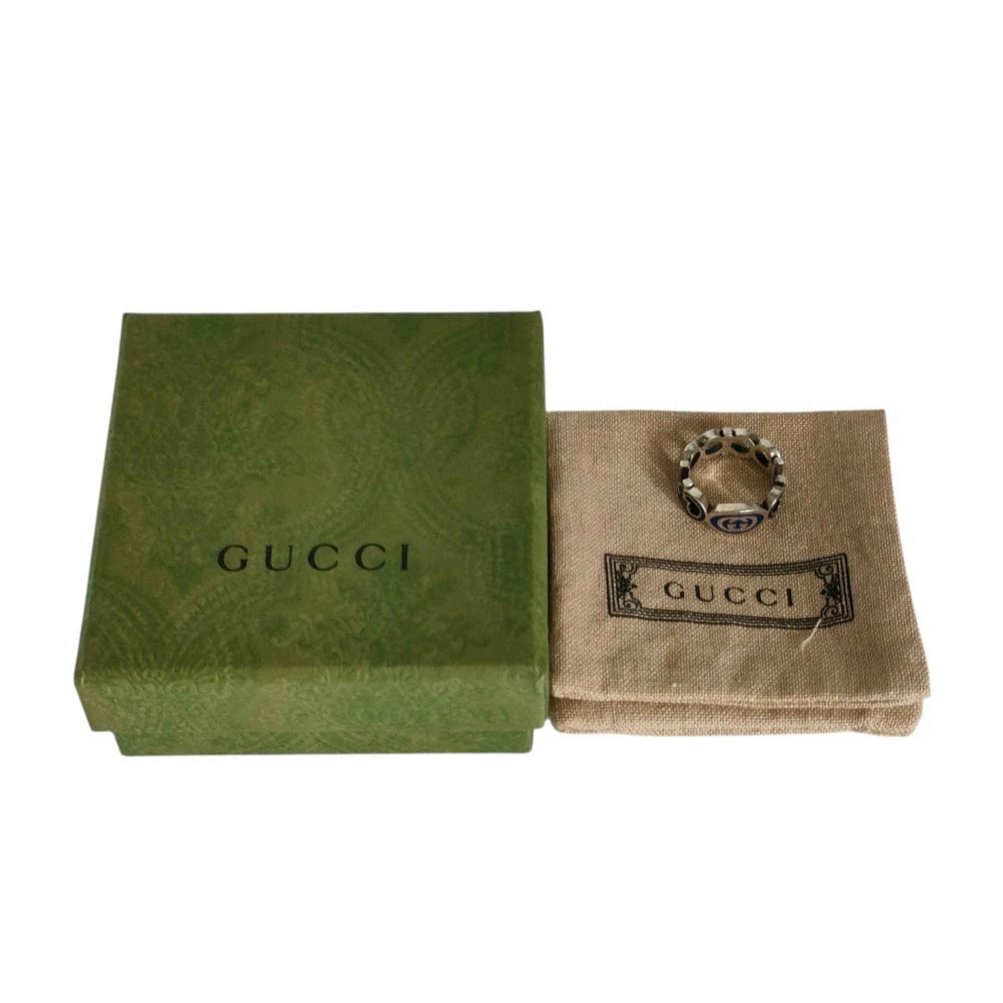 Silver 925 Band Ring (Pre-Owned) - Gucci - Modalova
