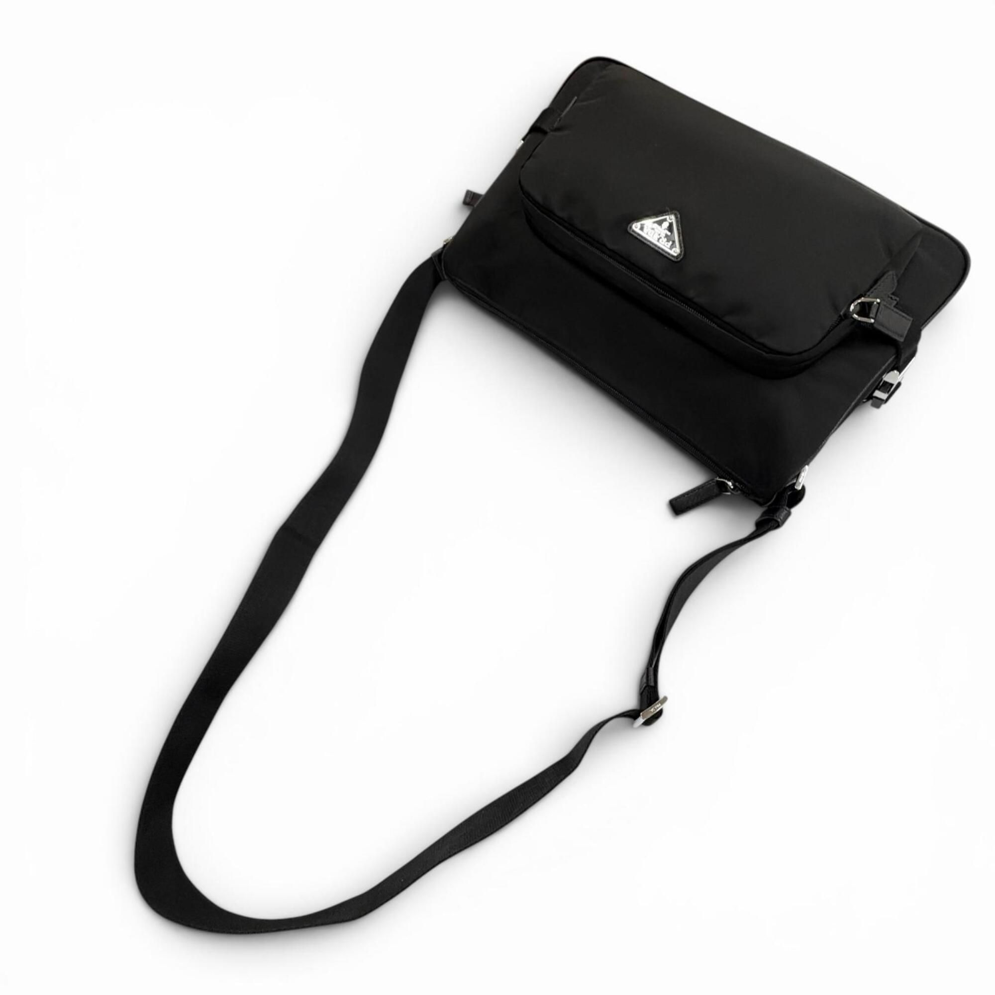 Nylon Leather Shoulder Bag (Pre-Owned) - Prada - Modalova
