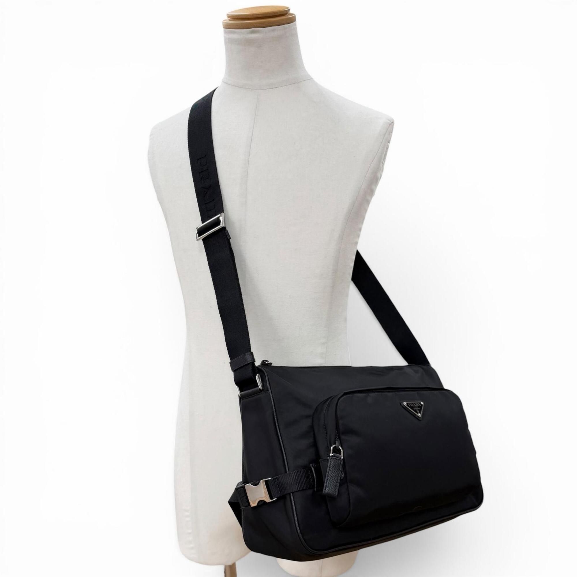 Nylon Leather Shoulder Bag (Pre-Owned) - Prada - Modalova