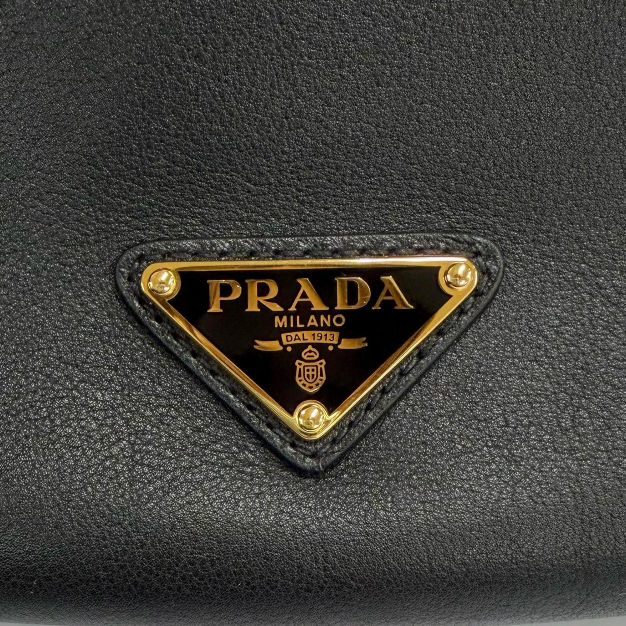 Leather Shoulder Bag (Pre-Owned) - Prada - Modalova