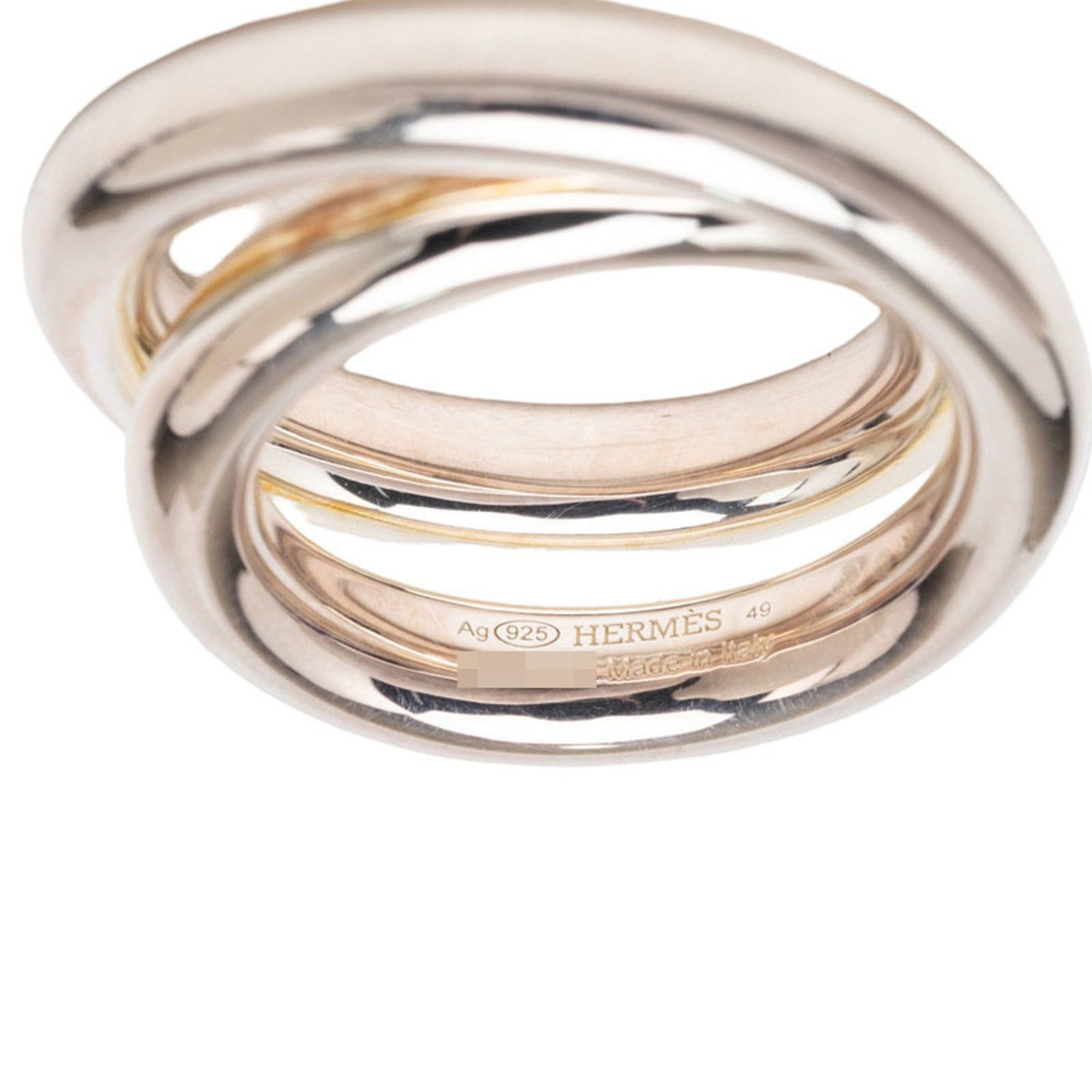Silver 925 Band Ring (Pre-Owned) - Hermes - Modalova