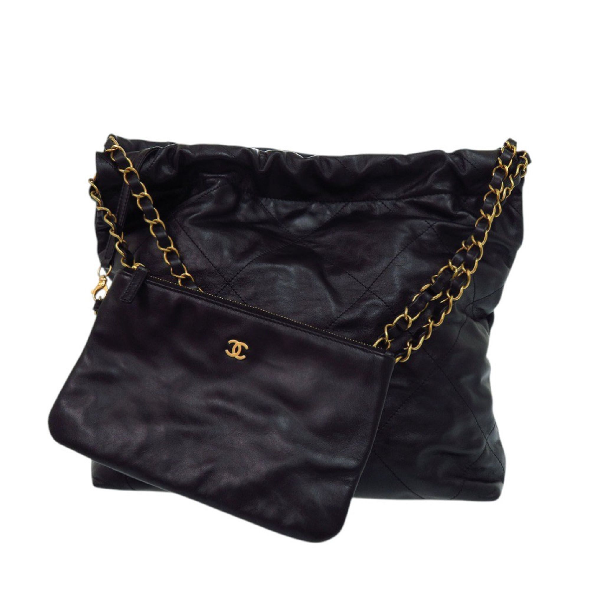 Leather Pouch Shoulder Bag (Pre-Owned) - Chanel - Modalova