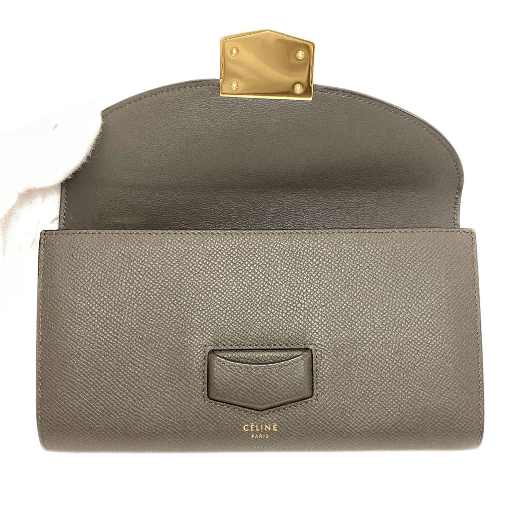 Leather Long Wallet (Bi-Fold) (Pre-Owned) - Celine - Modalova