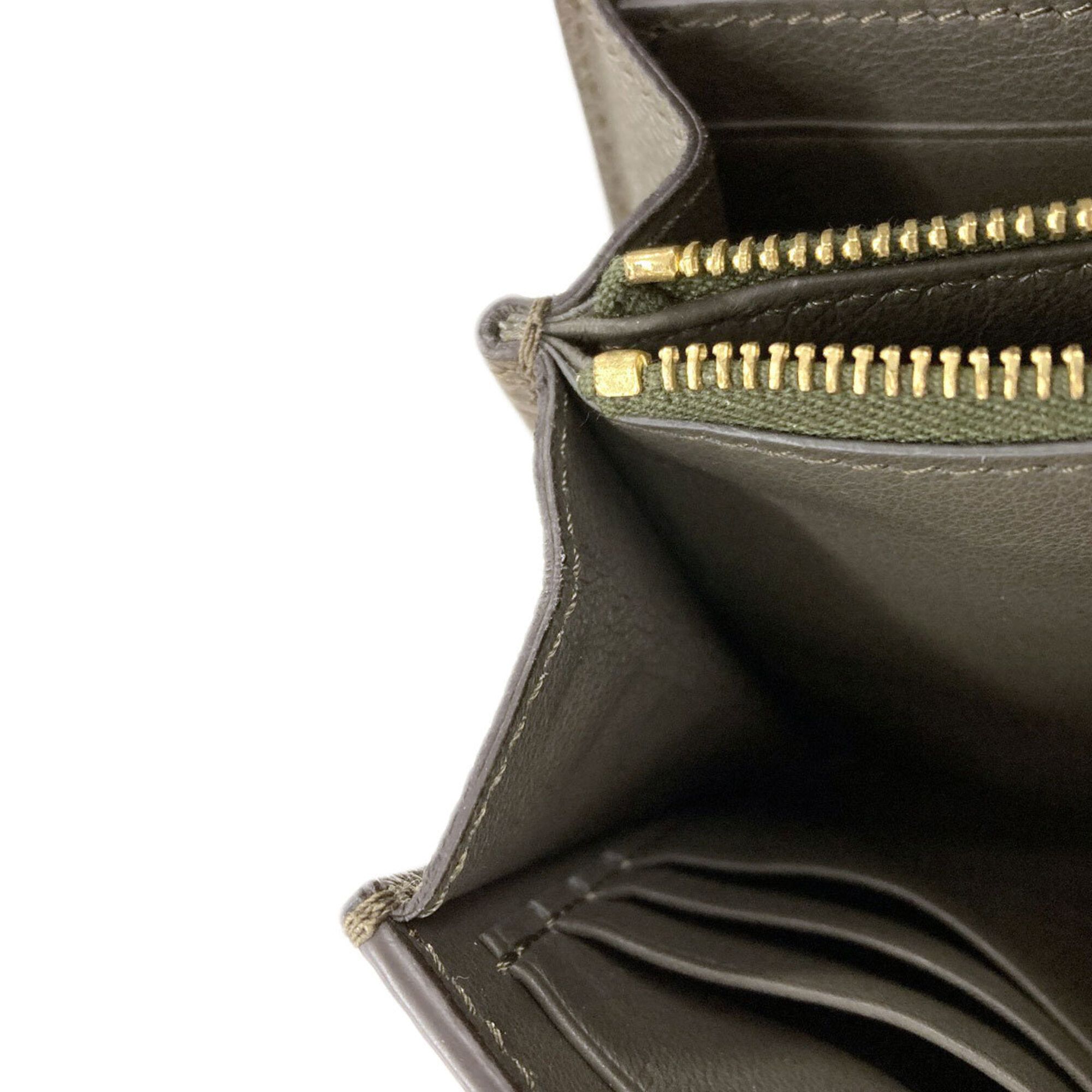 Leather Long Wallet (Bi-Fold) (Pre-Owned) - Celine - Modalova