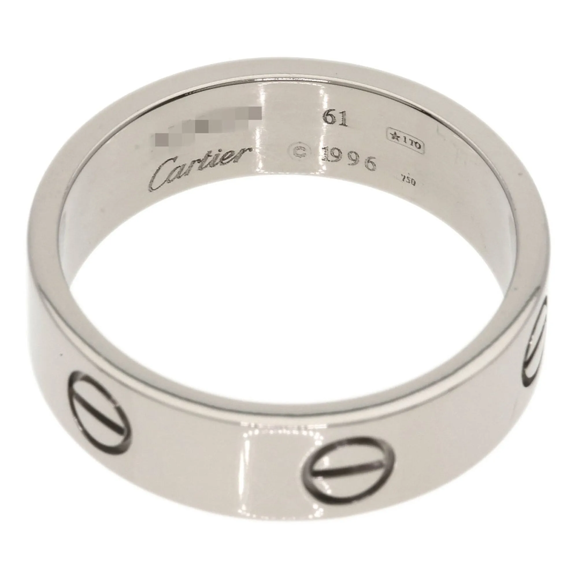 White Gold (18K) Band Ring (Pre-Owned) - Cartier - Modalova