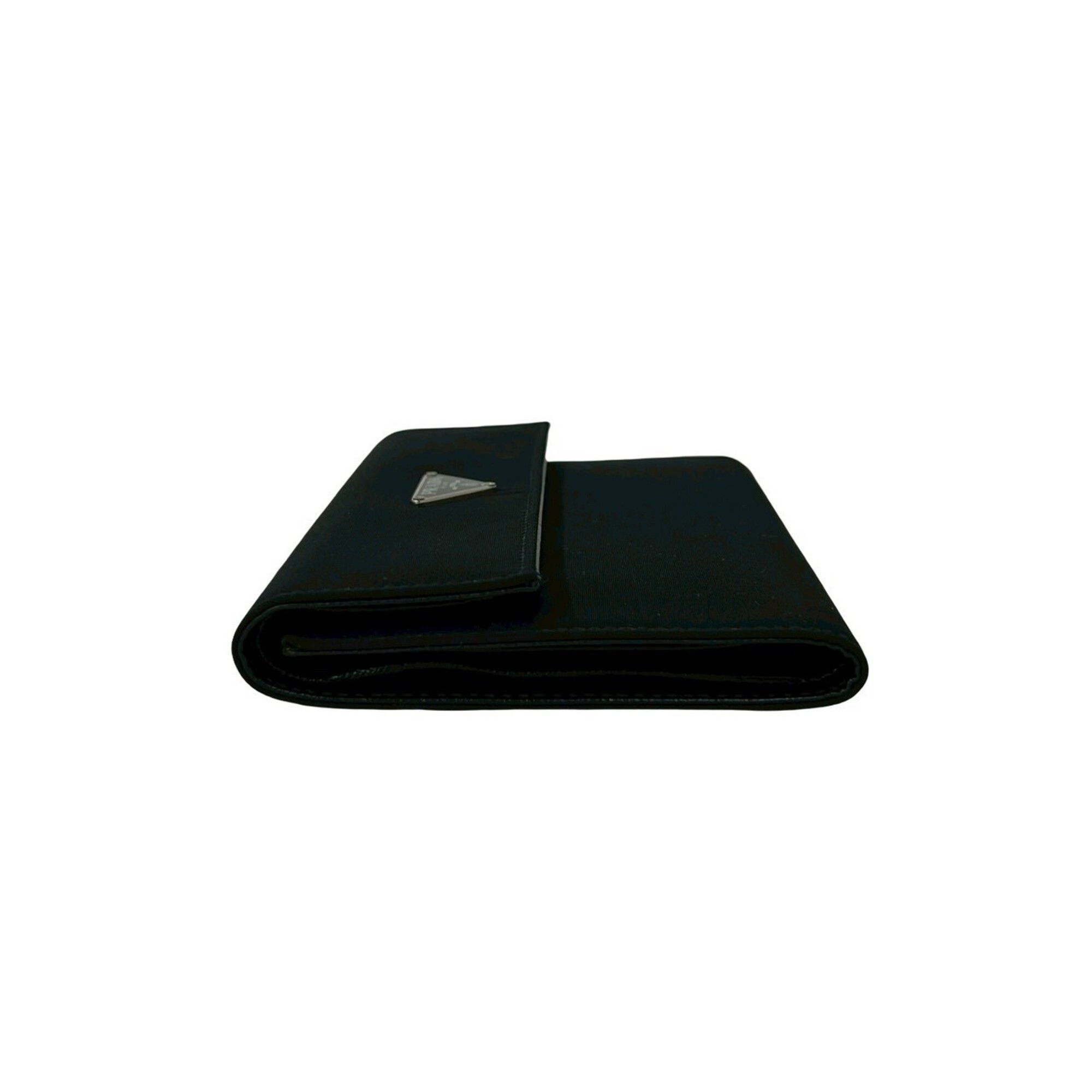 Nylon Leather Wallet (Tri-Fold) (Pre-Owned) - Prada - Modalova