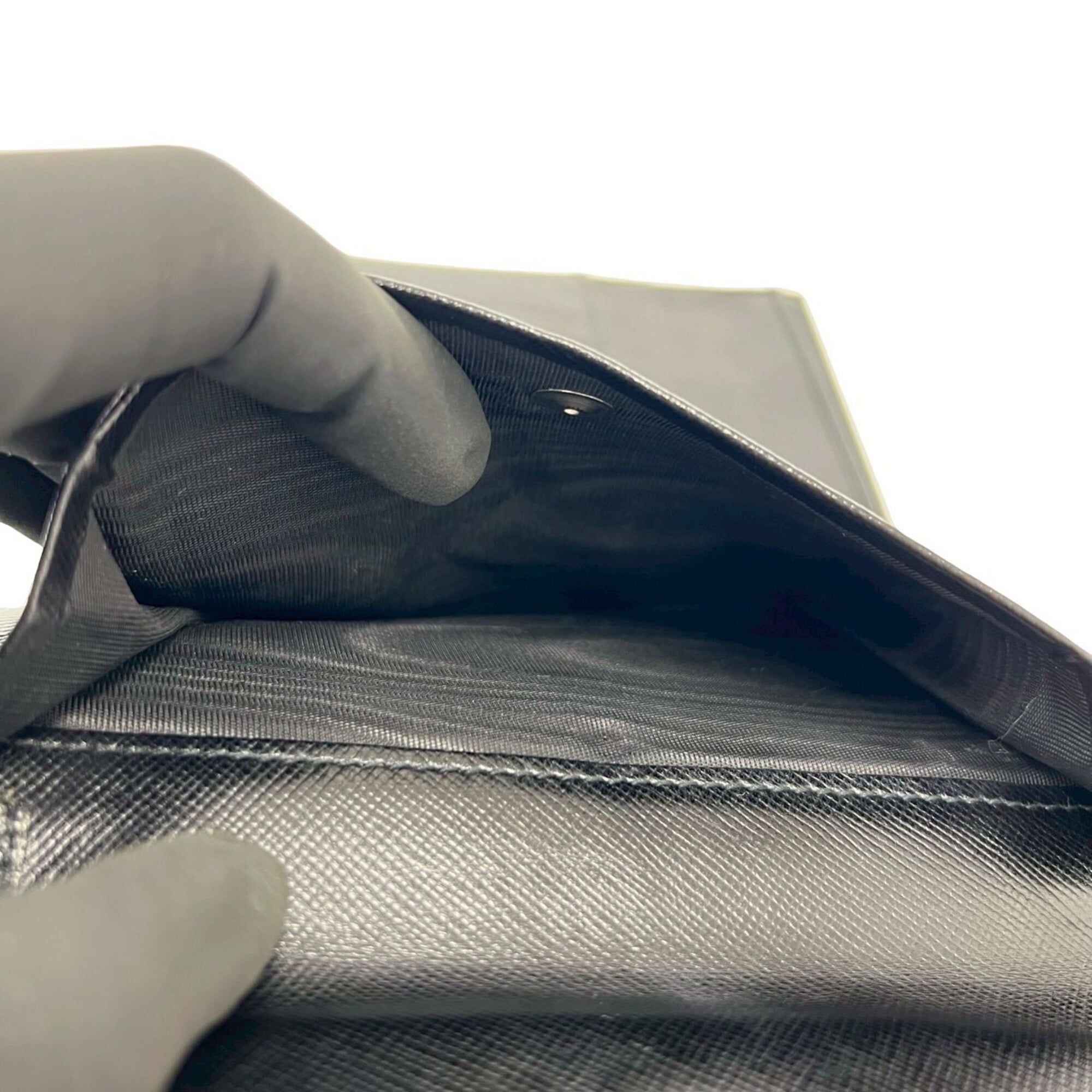 Nylon Leather Wallet (Tri-Fold) (Pre-Owned) - Prada - Modalova