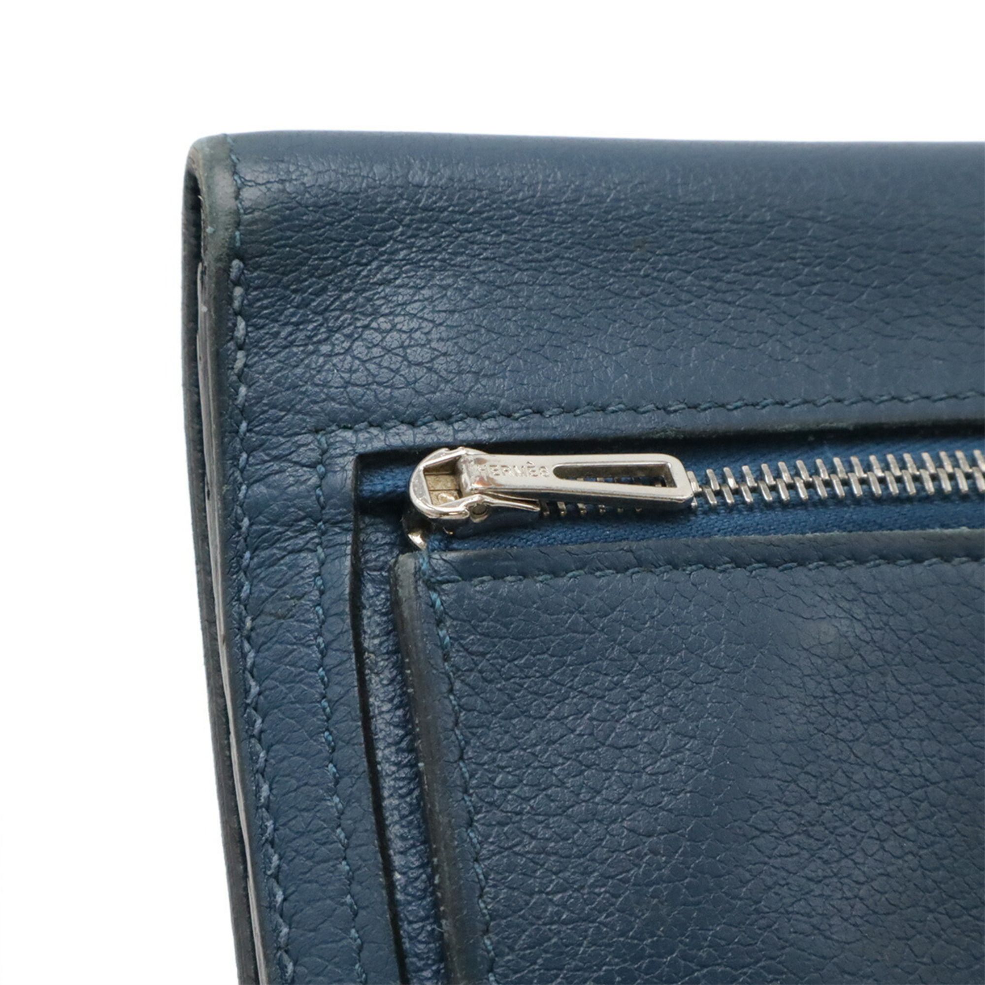 Leather Long Wallet (Bi-Fold) (Pre-Owned) - Hermes - Modalova