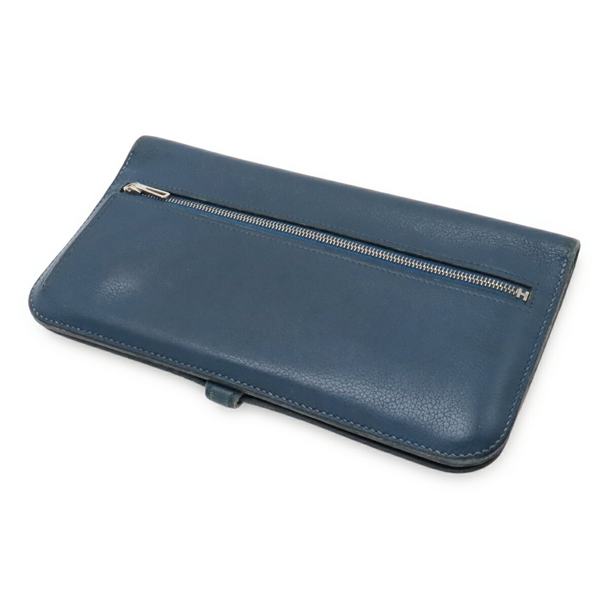 Leather Long Wallet (Bi-Fold) (Pre-Owned) - Hermes - Modalova