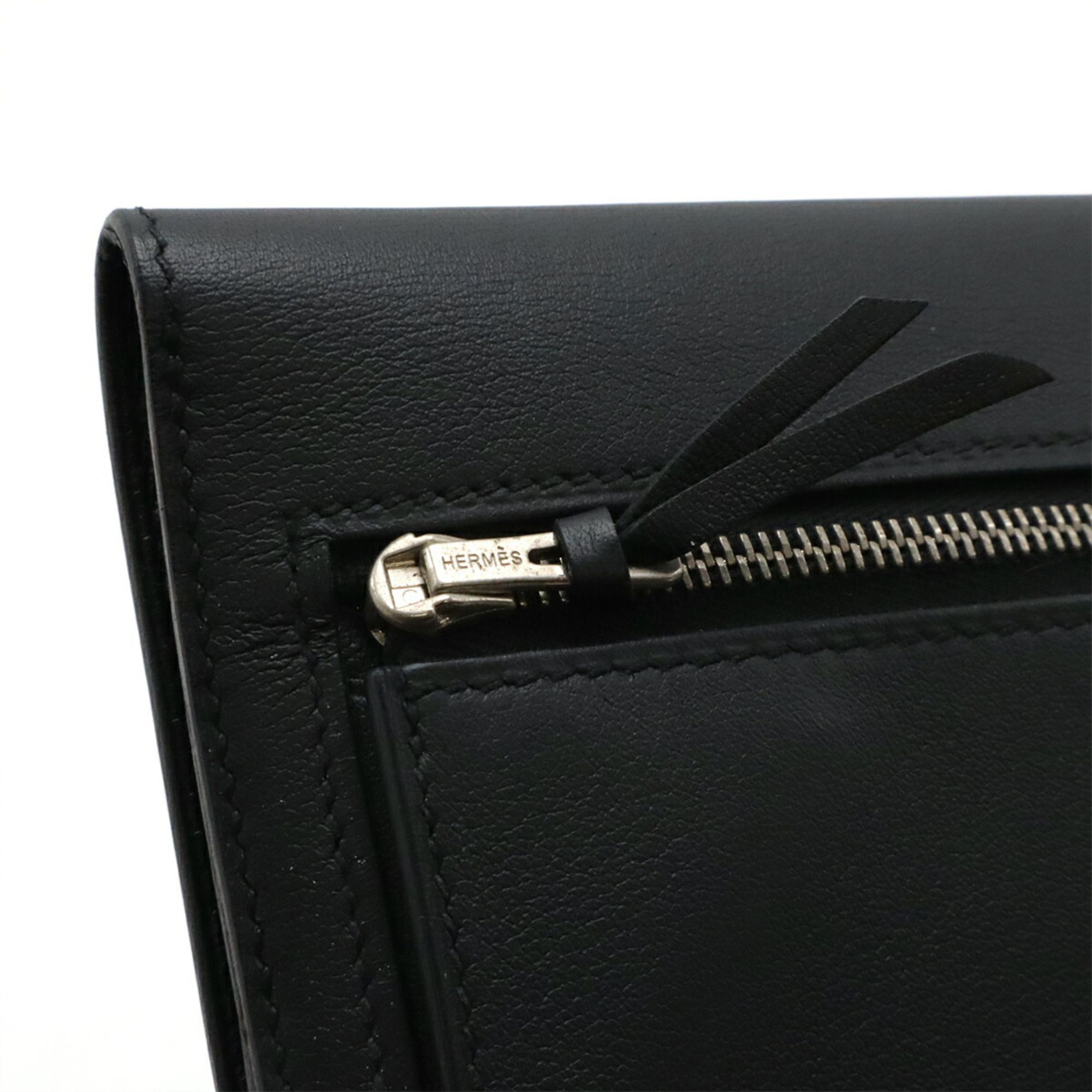 Swift Leather Long Wallet (Bi-Fold) (Pre-Owned) - Hermes - Modalova