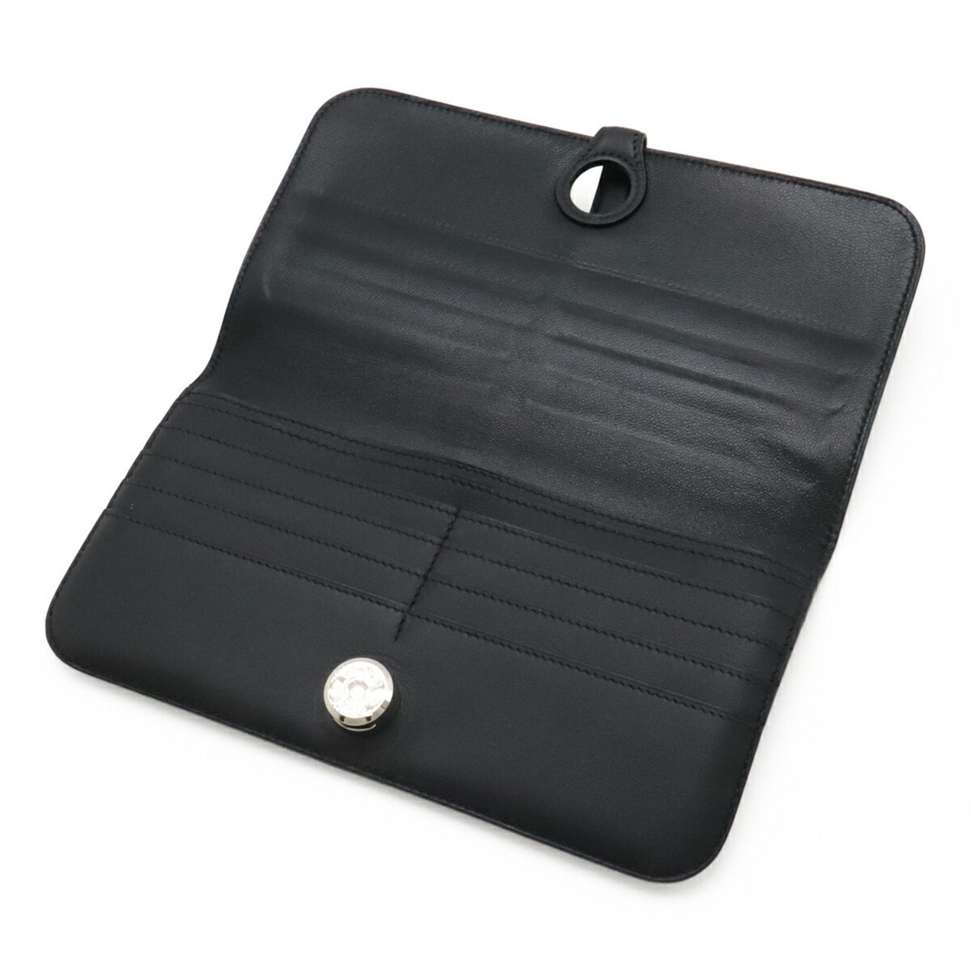Swift Leather Long Wallet (Bi-Fold) (Pre-Owned) - Hermes - Modalova