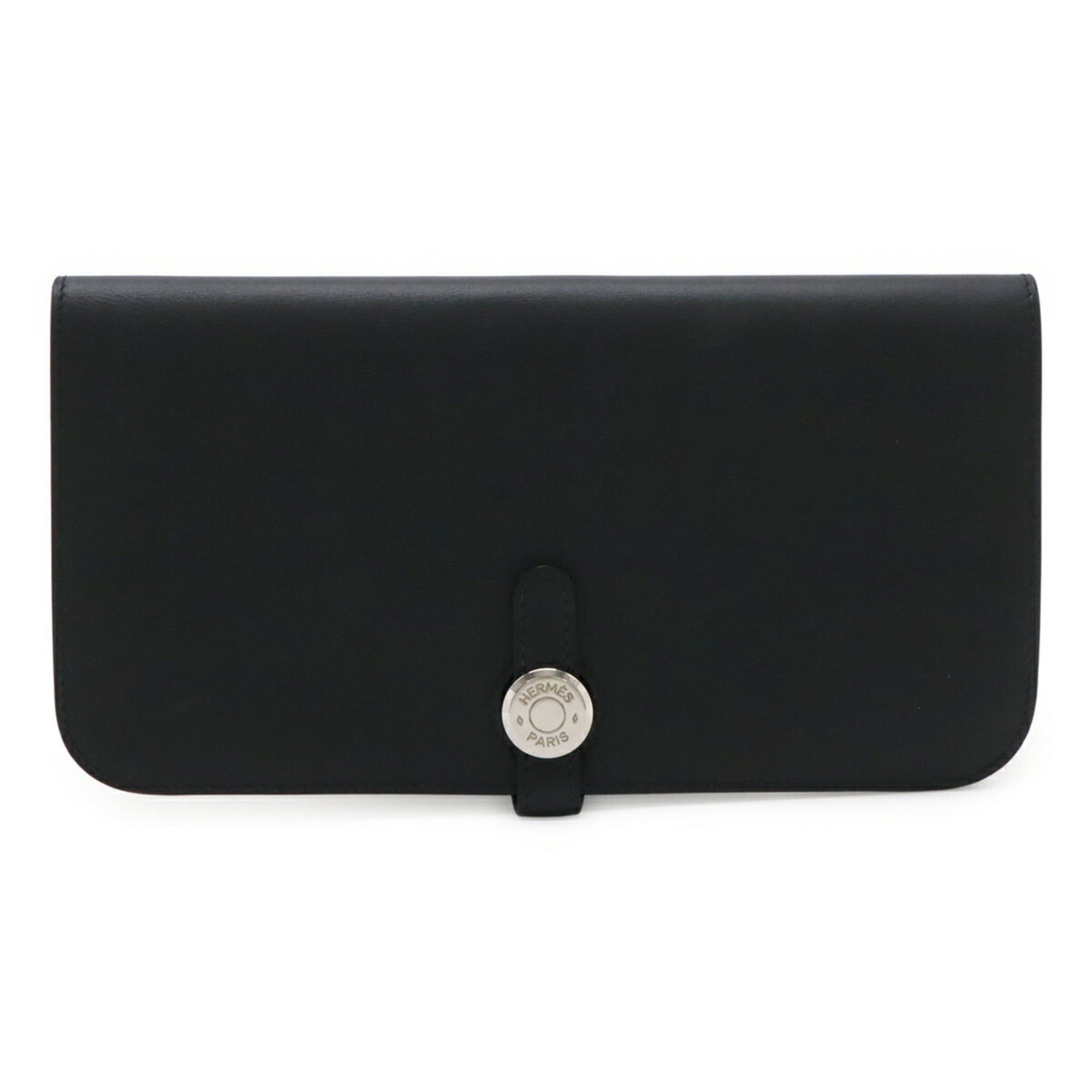 Swift Leather Long Wallet (Bi-Fold) (Pre-Owned) - Hermes - Modalova