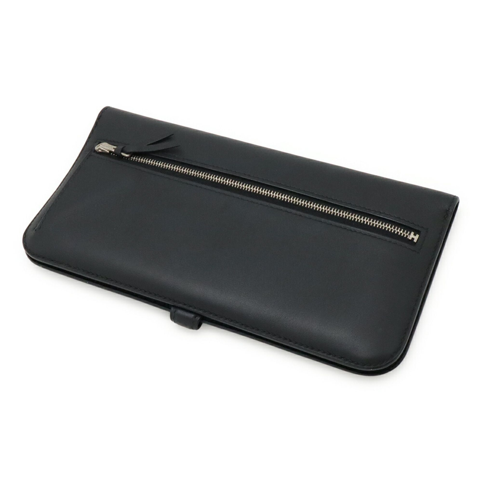 Swift Leather Long Wallet (Bi-Fold) (Pre-Owned) - Hermes - Modalova