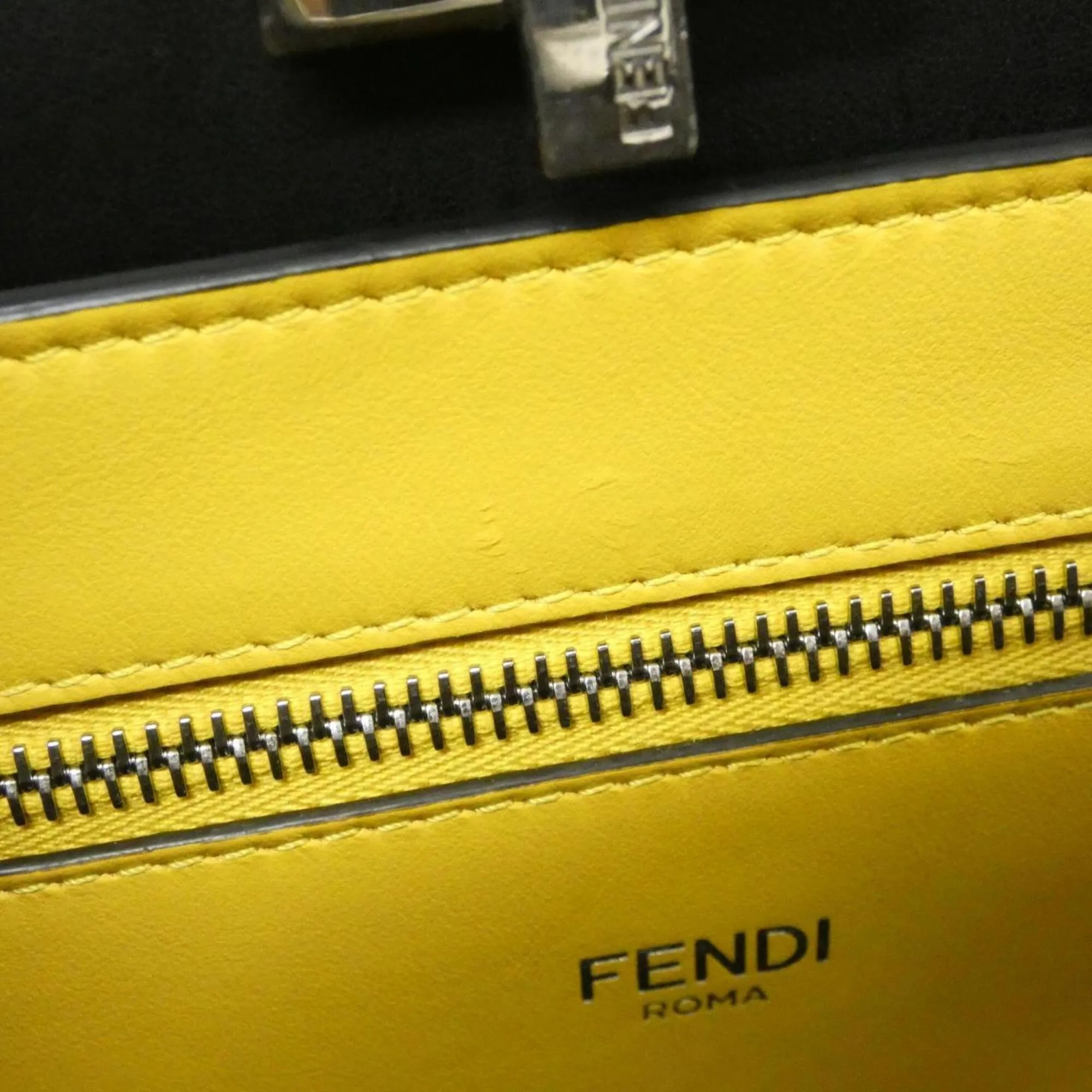 Leather Briefcase Handbag (Pre-Owned) - Fendi - Modalova