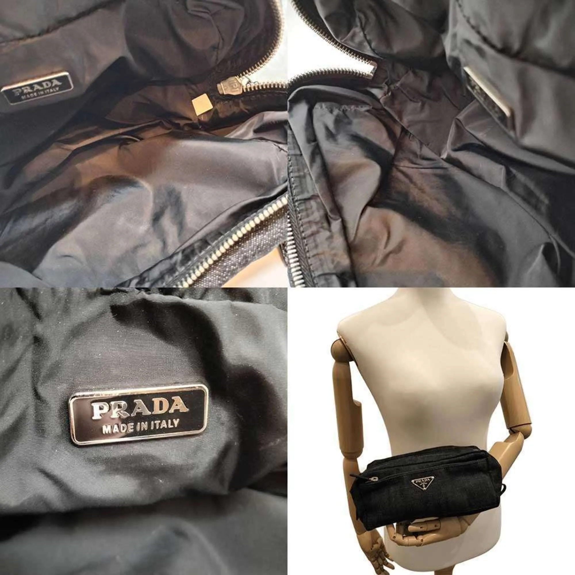 Prada Navy Denim Pouch (Pre-Owned) - Prada - Modalova