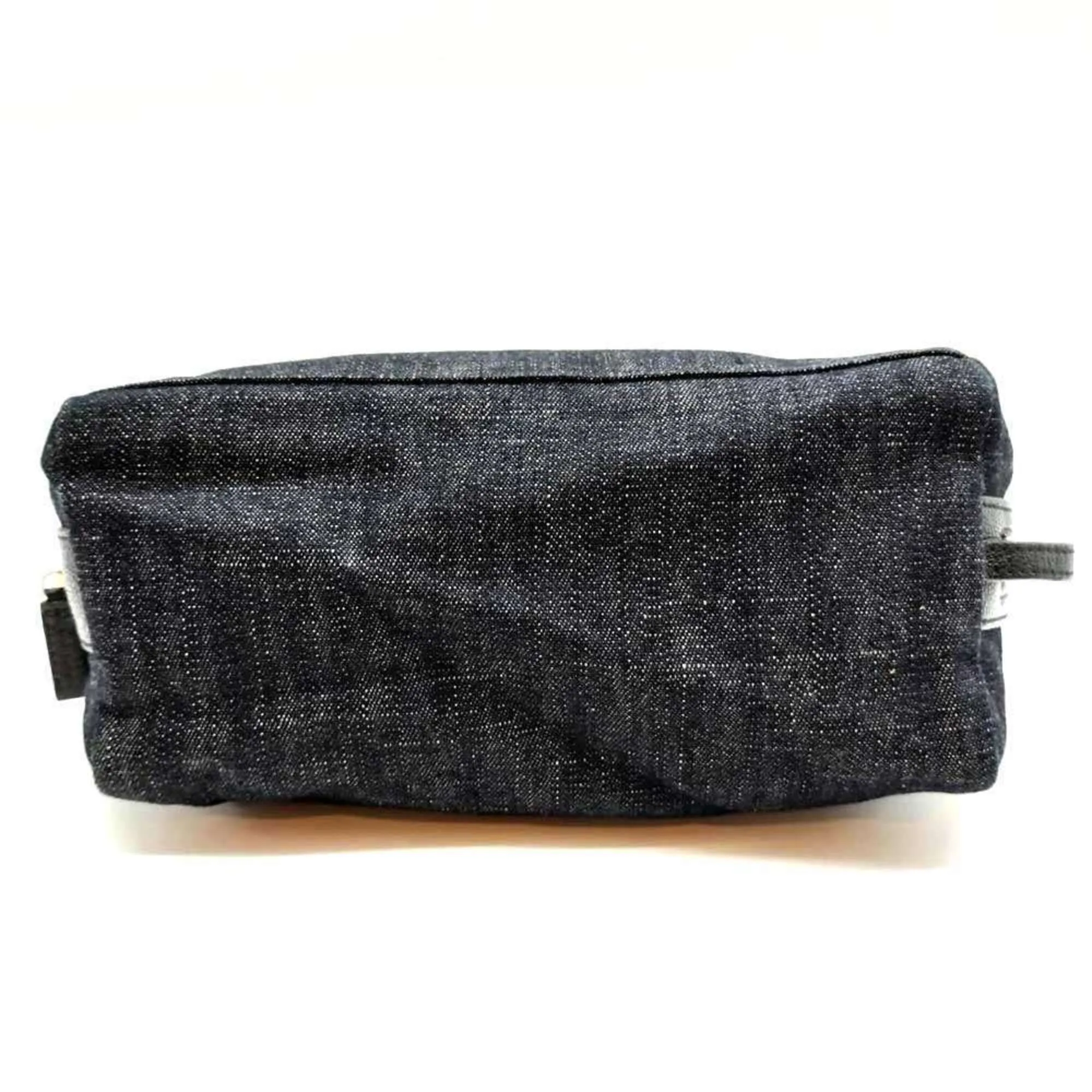 Prada Navy Denim Pouch (Pre-Owned) - Prada - Modalova