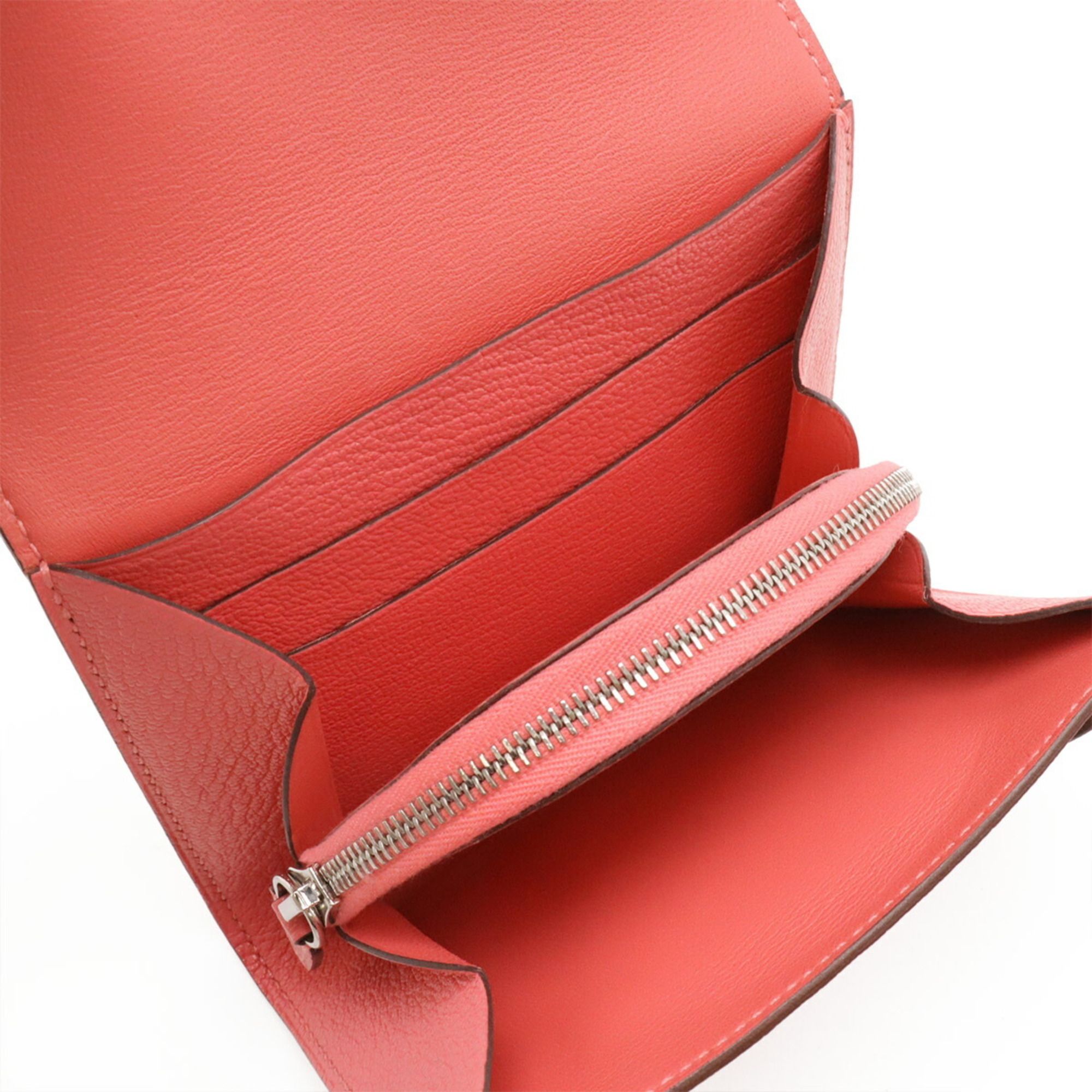 Chevre Leather Wallet (Bi-Fold) (Pre-Owned) - Hermes - Modalova