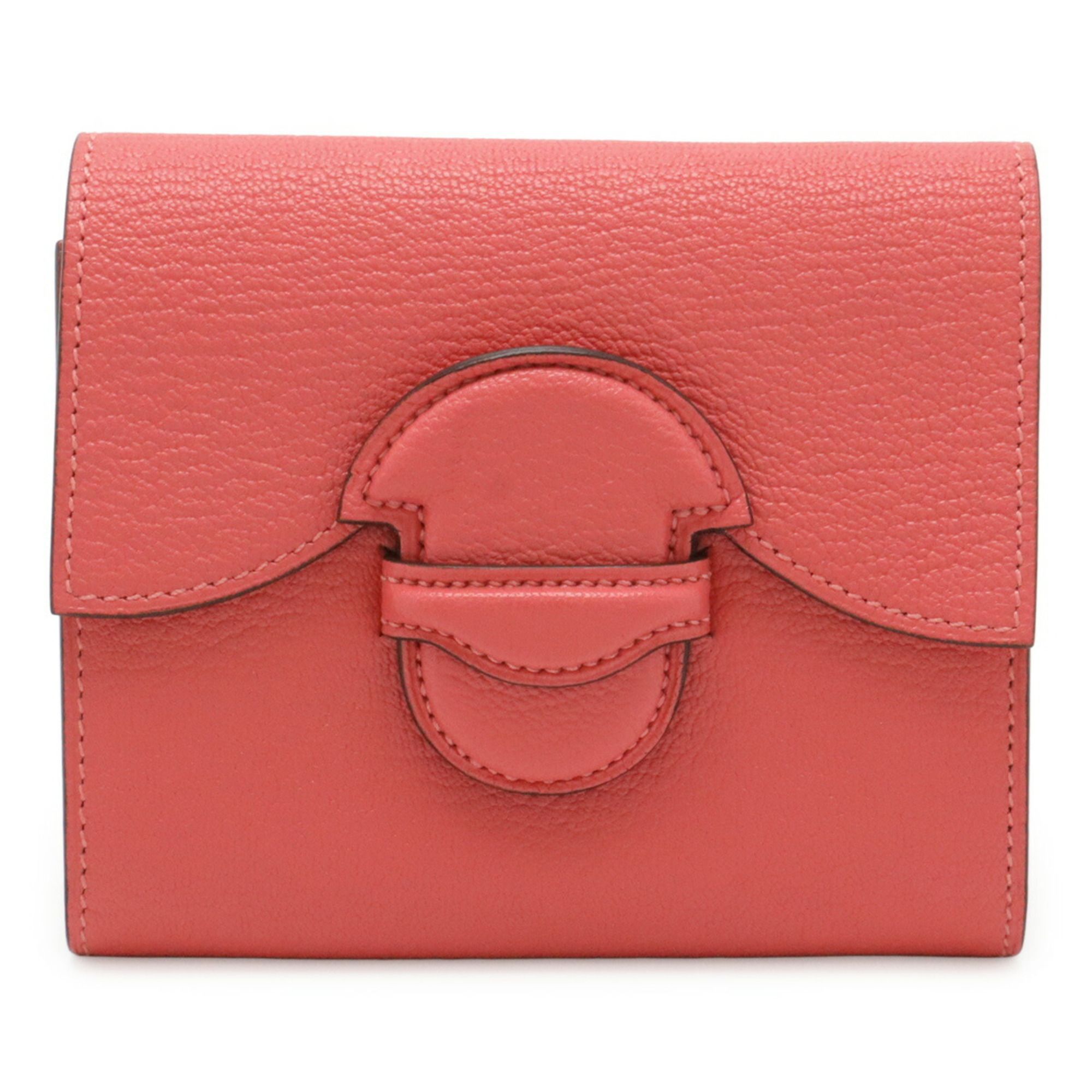 Chevre Leather Wallet (Bi-Fold) (Pre-Owned) - Hermes - Modalova