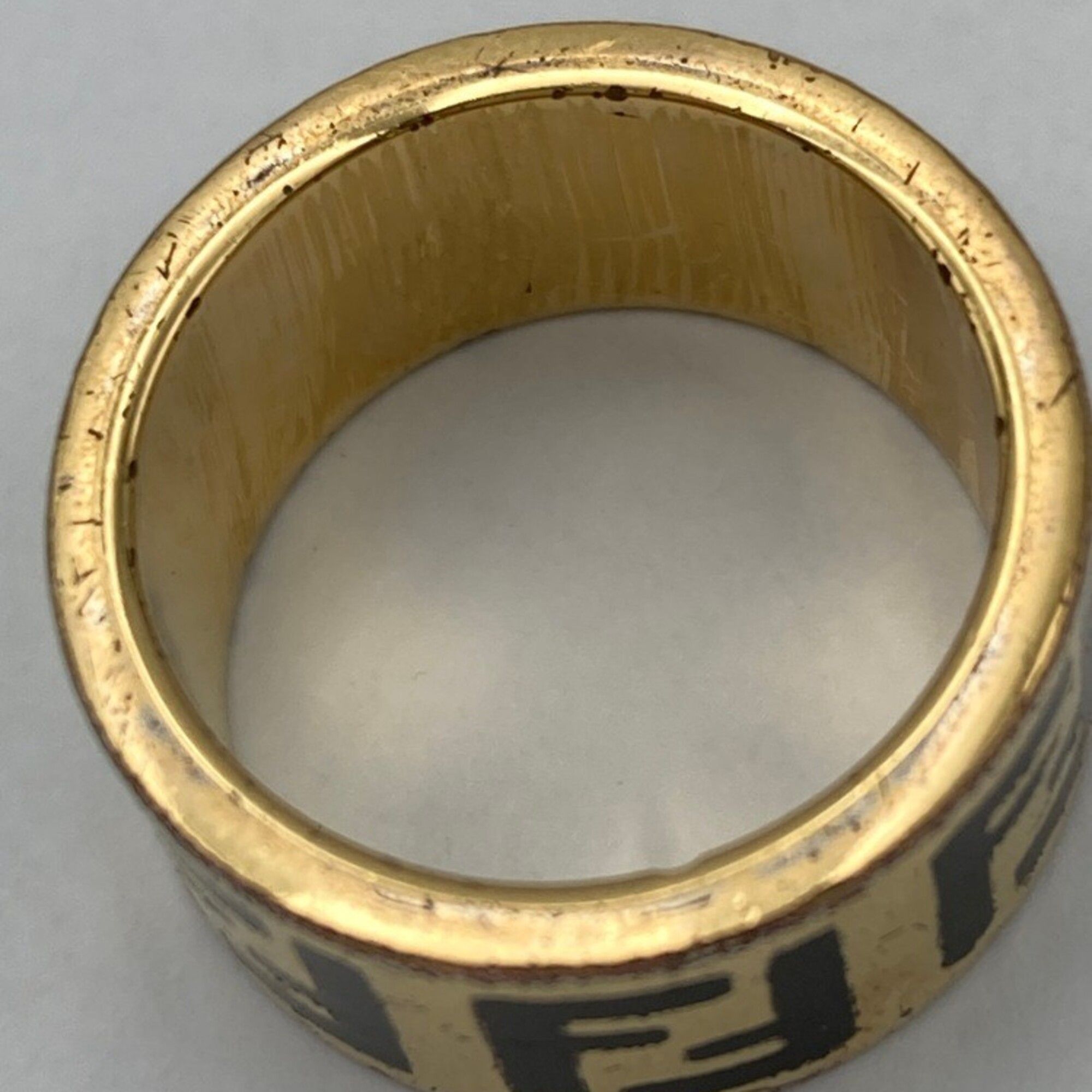 Brass Band Ring (Pre-Owned) - Fendi - Modalova