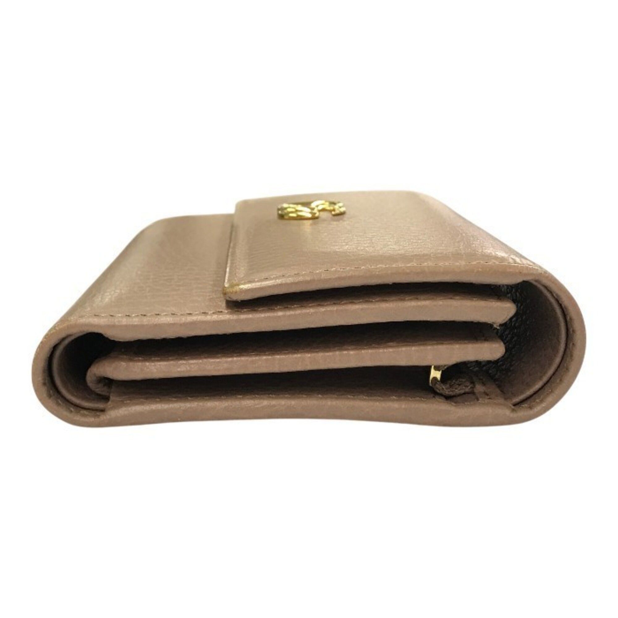 Leather Wallet (Tri-Fold) (Pre-Owned) - Gucci - Modalova
