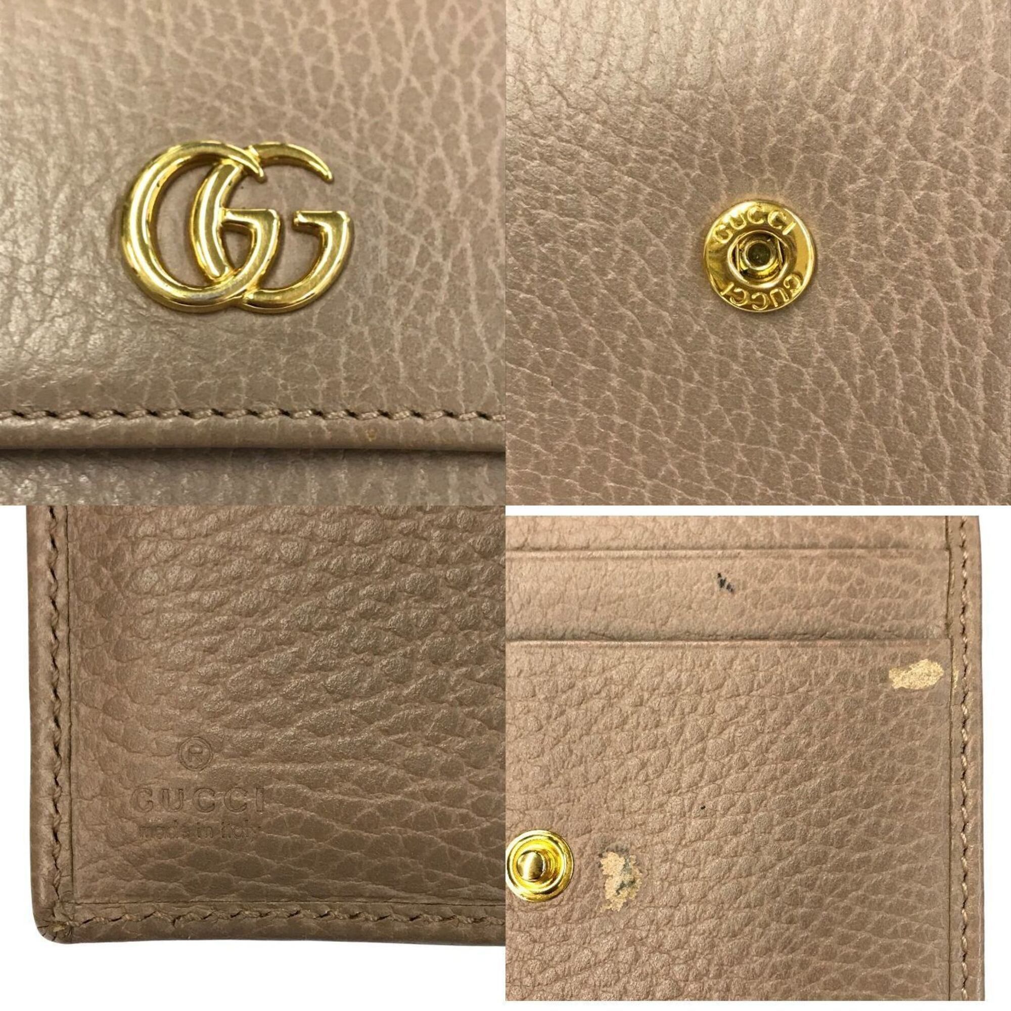 Leather Wallet (Tri-Fold) (Pre-Owned) - Gucci - Modalova