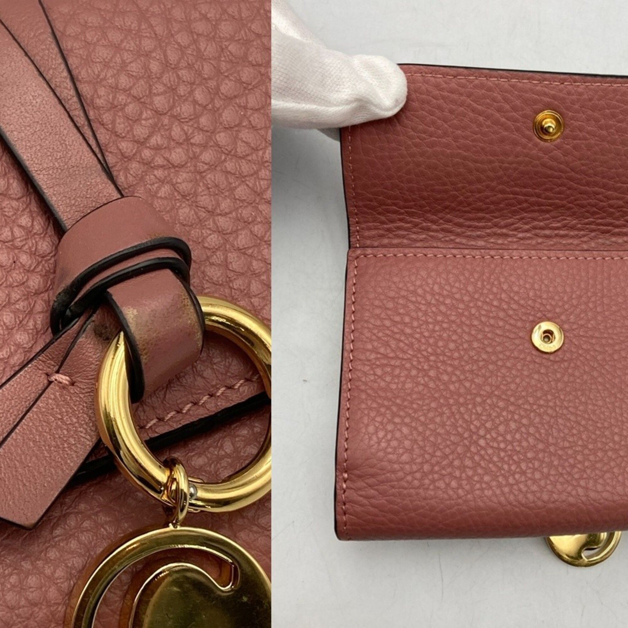 Leather Wallet (Tri-Fold) (Pre-Owned) - Chloé - Modalova