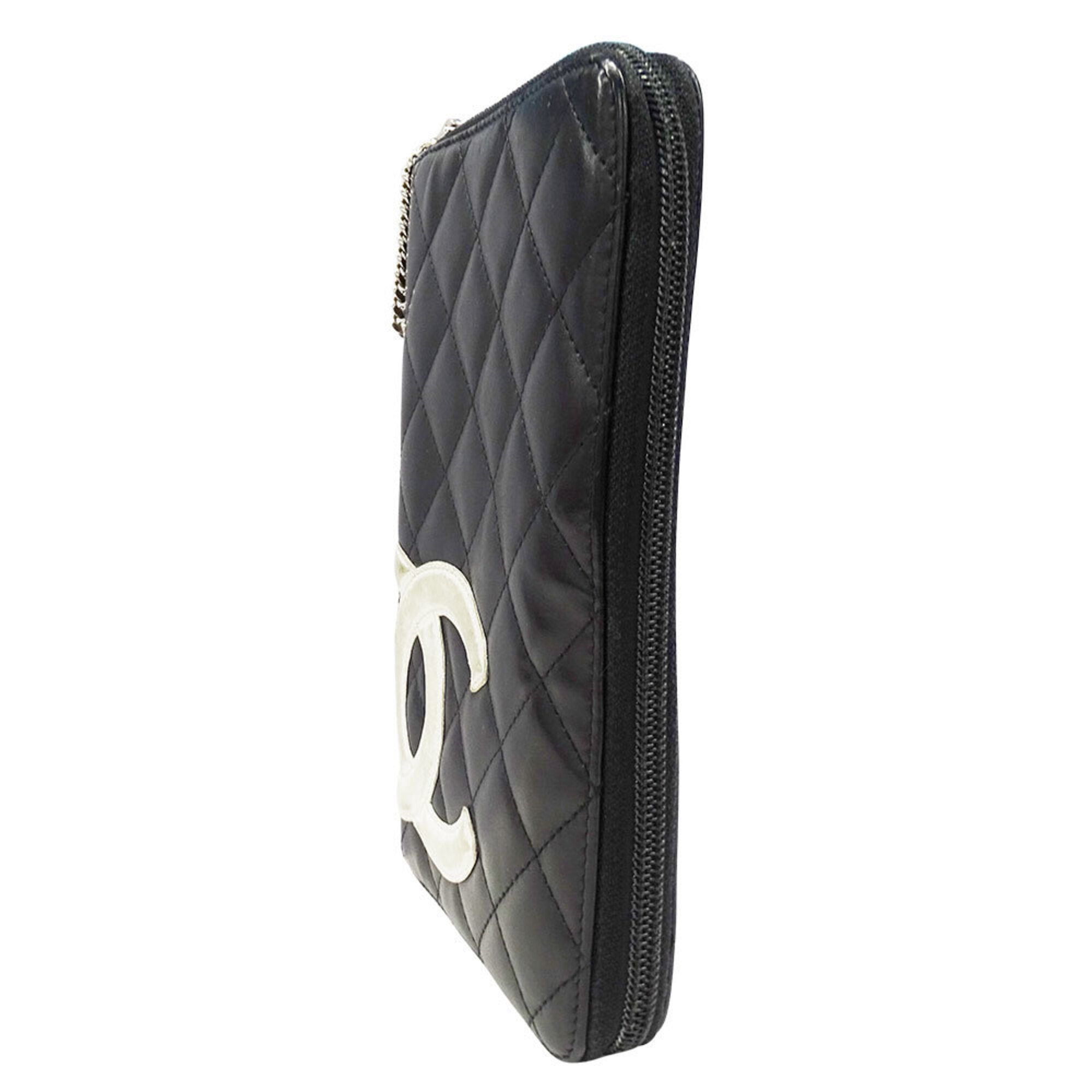 Cambon Leather Long Wallet (Bi-Fold) (Pre-Owned) - Chanel - Modalova