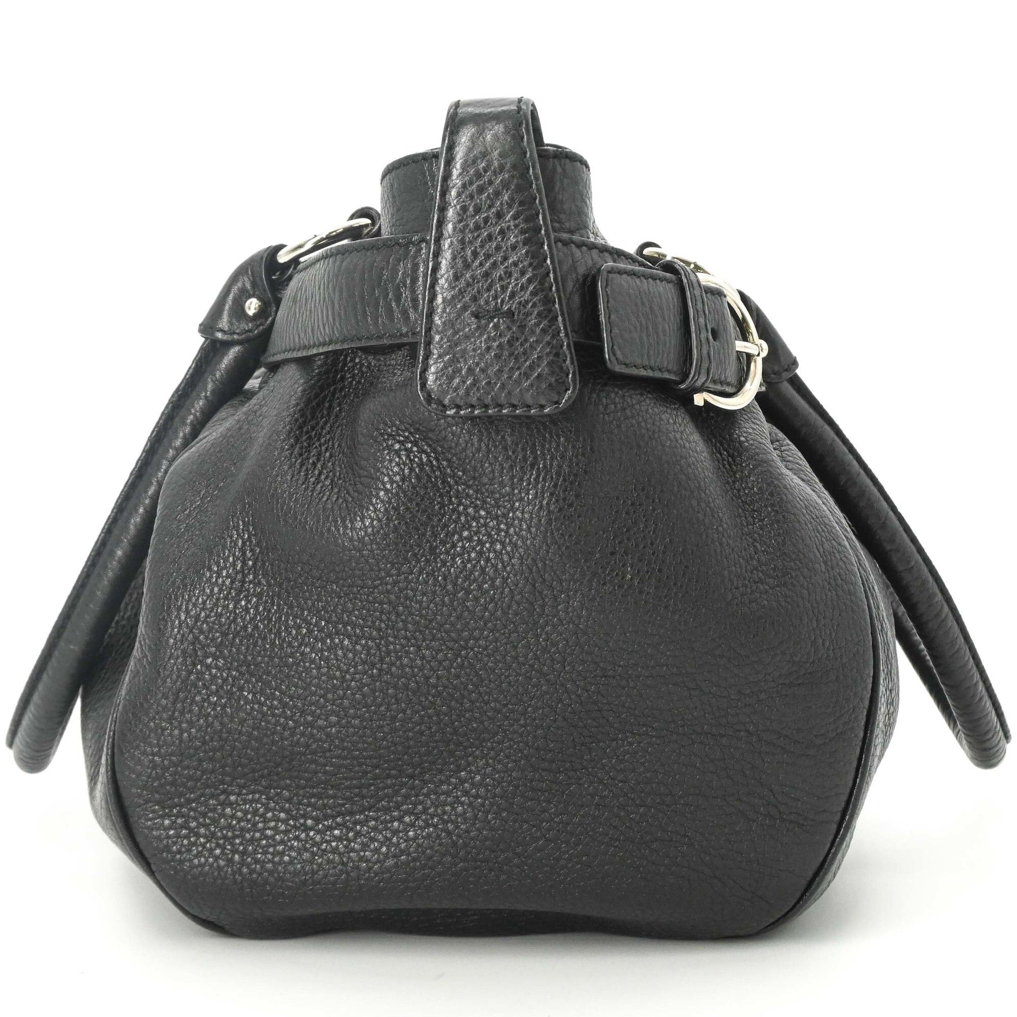 Gancini Leather Handbag (Pre-Owned) - Salvatore Ferragamo - Modalova