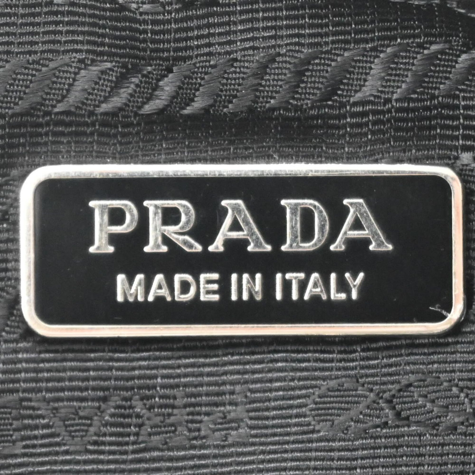 Nylon Leather Spangles Handbag Shoulder Bag (Pre-Owned) - Prada - Modalova