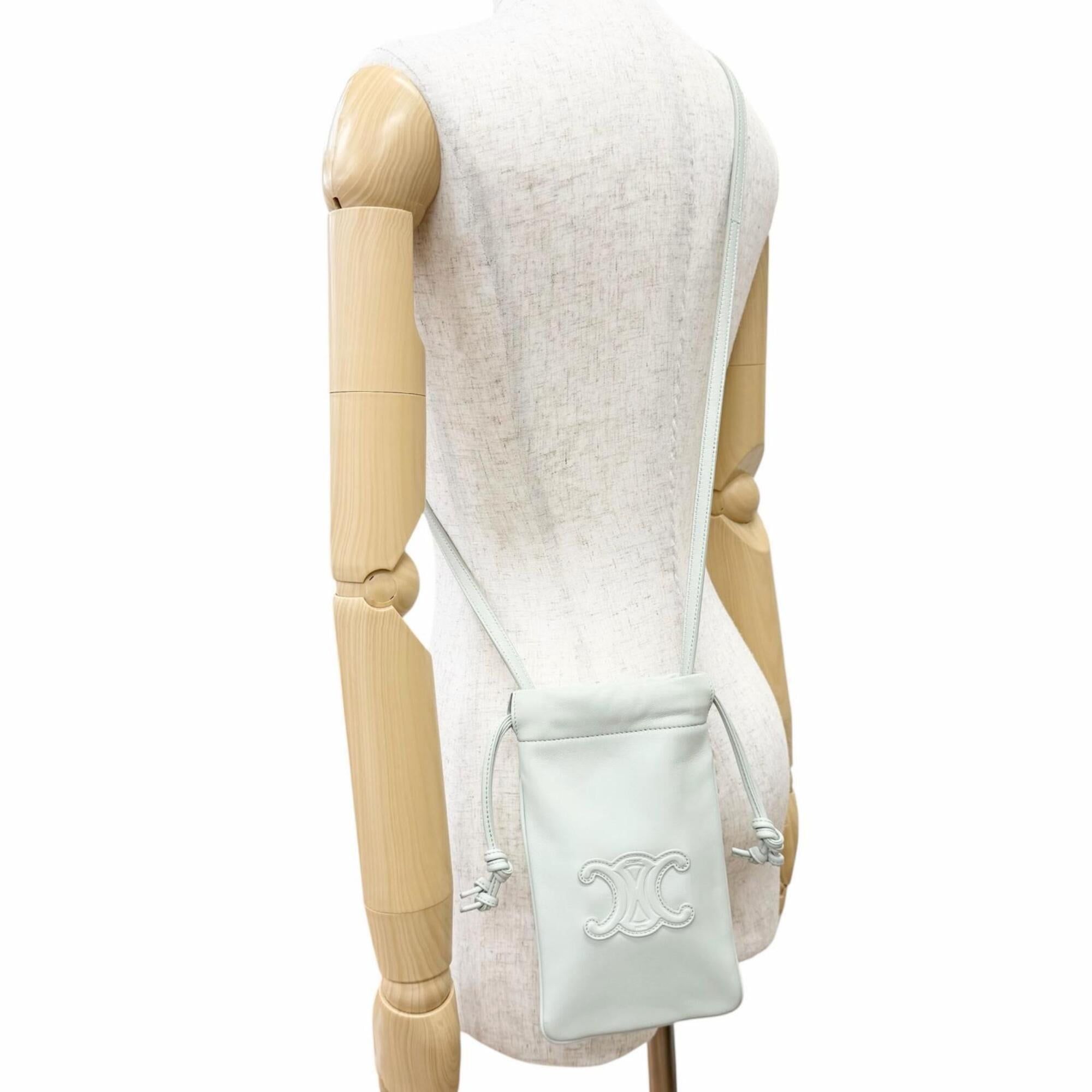 Leather Pouch Shoulder Bag (Pre-Owned) - Celine - Modalova